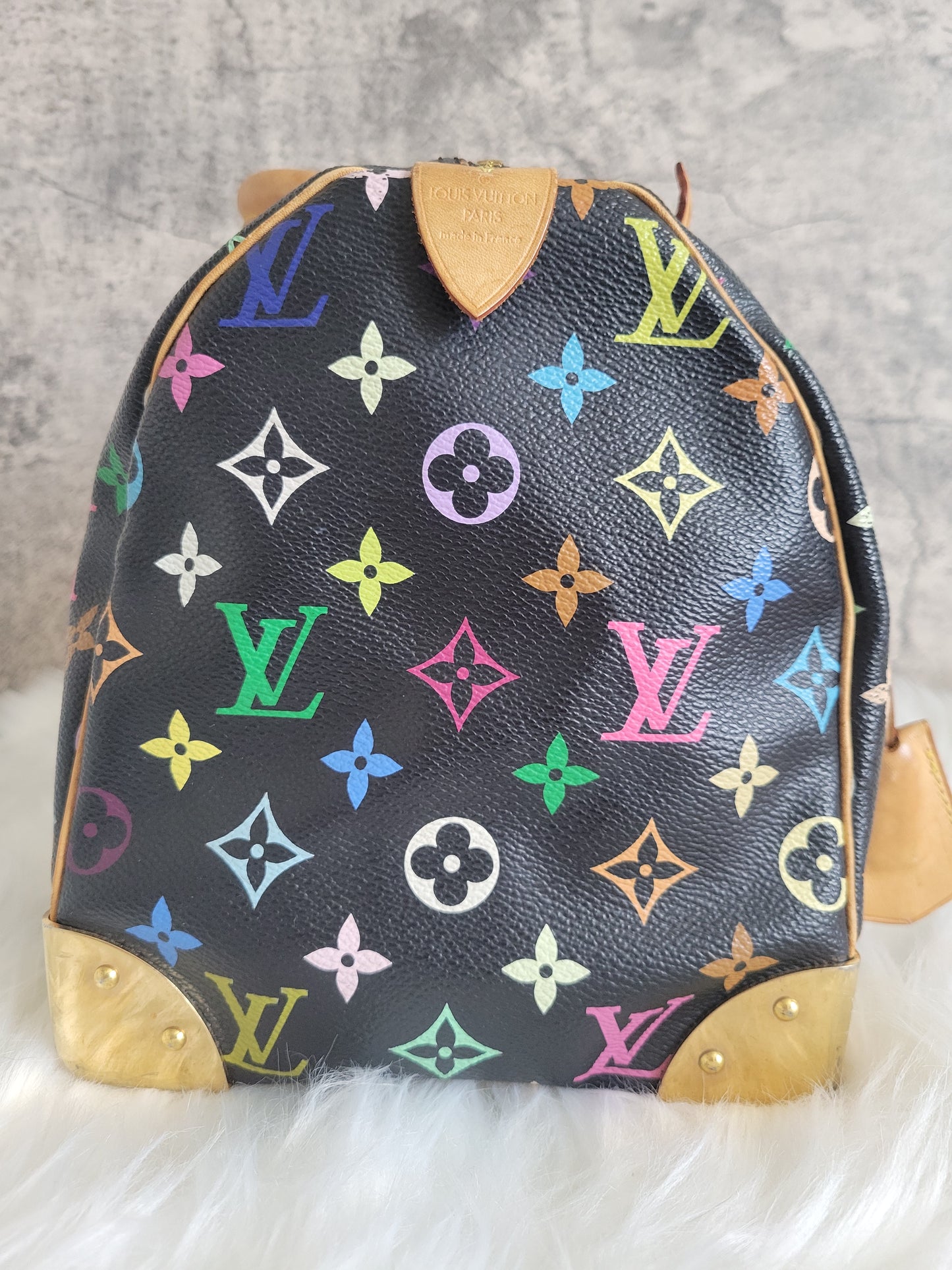 RARE Louis Vuitton X Takashi Murakami Multicolor Speedy 30