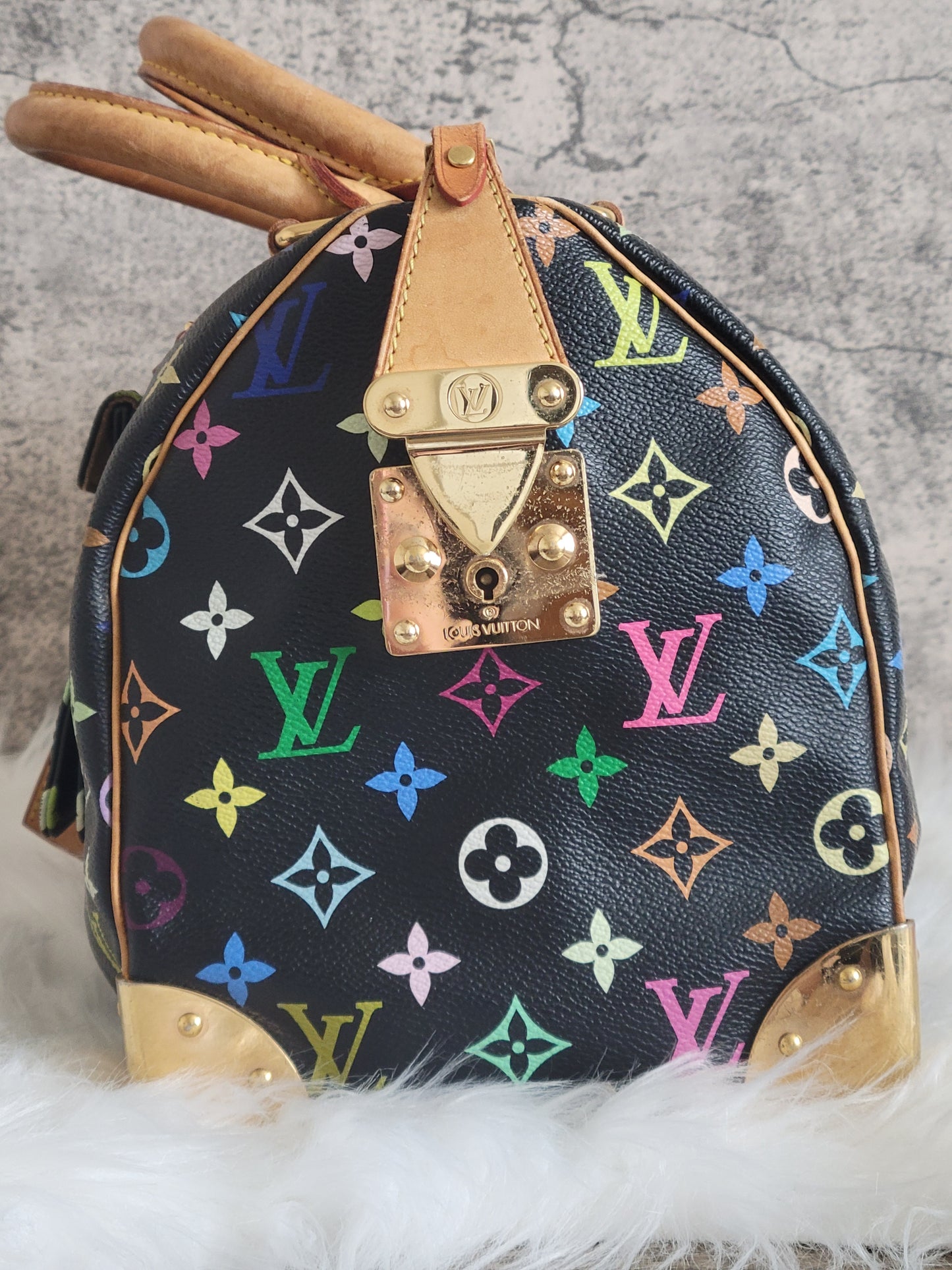 RARE Louis Vuitton X Takashi Murakami Multicolor Speedy 30