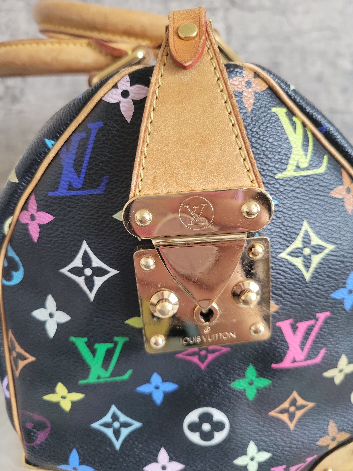 RARE Louis Vuitton X Takashi Murakami Multicolor Speedy 30