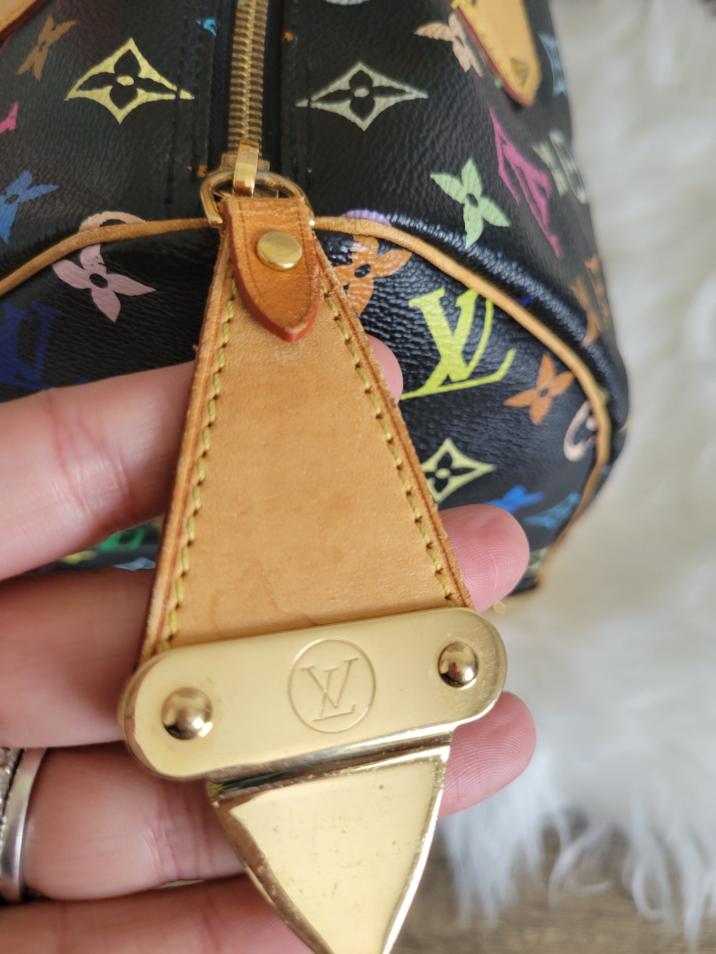 RARE Louis Vuitton X Takashi Murakami Multicolor Speedy 30