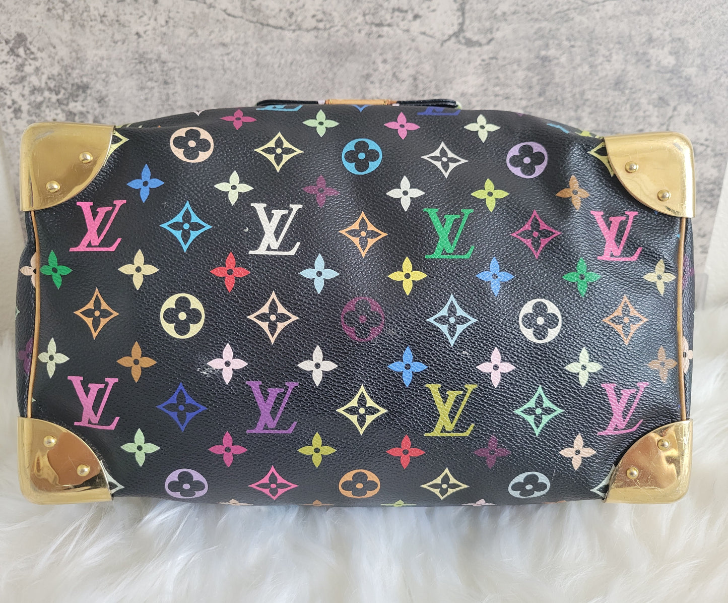 RARE Louis Vuitton X Takashi Murakami Multicolor Speedy 30