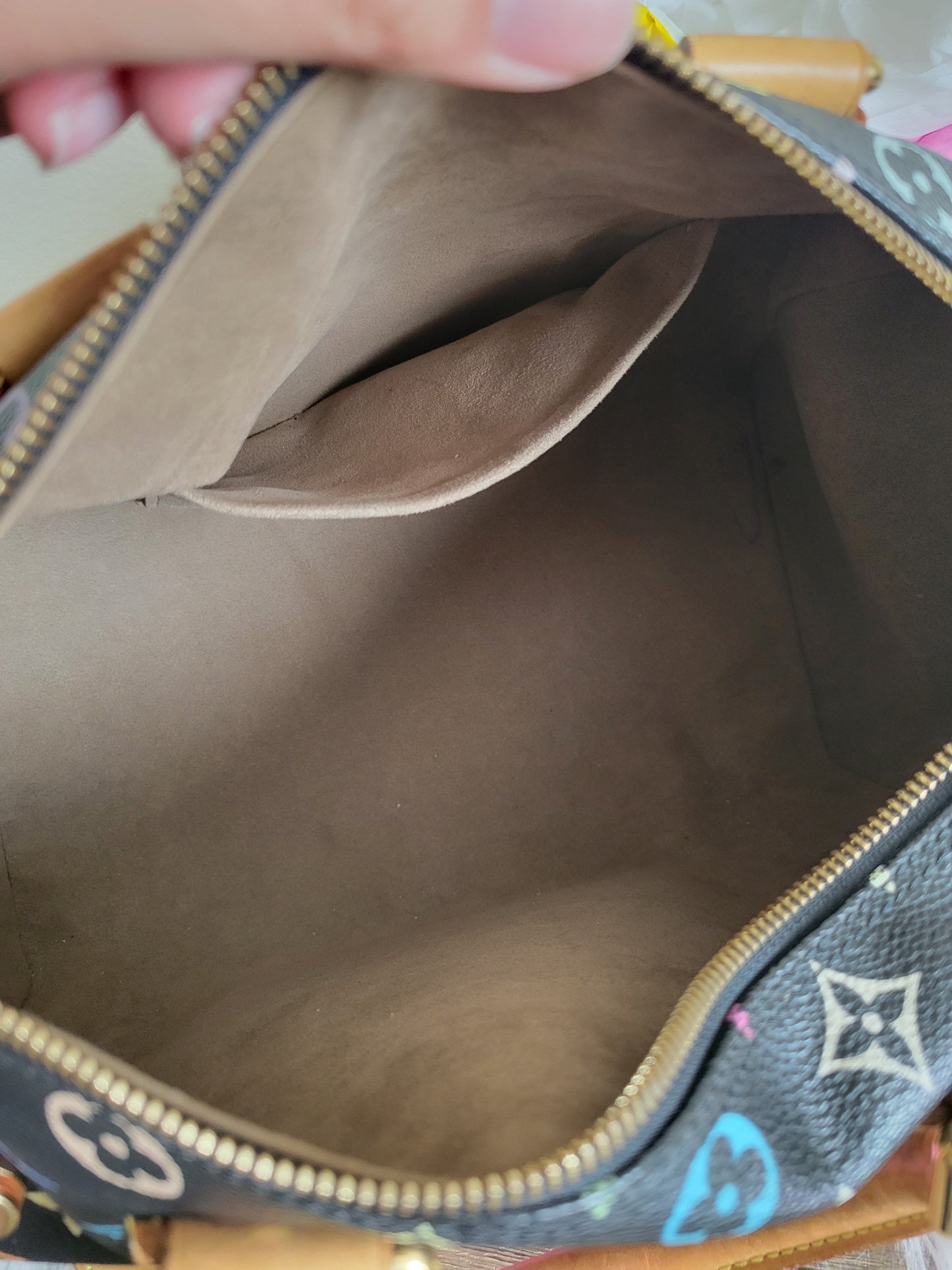 RARE Louis Vuitton X Takashi Murakami Multicolor Speedy 30