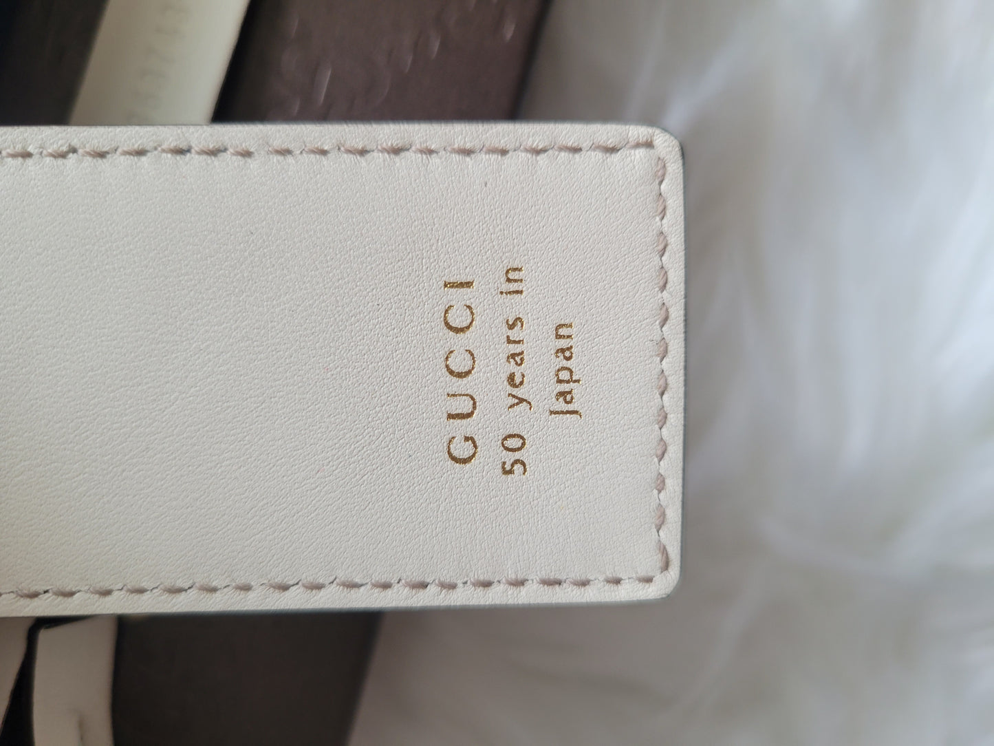 Rare BRAND NEW Gucci Leather Bookmark