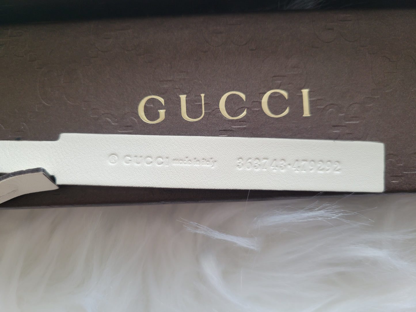 Rare BRAND NEW Gucci Leather Bookmark