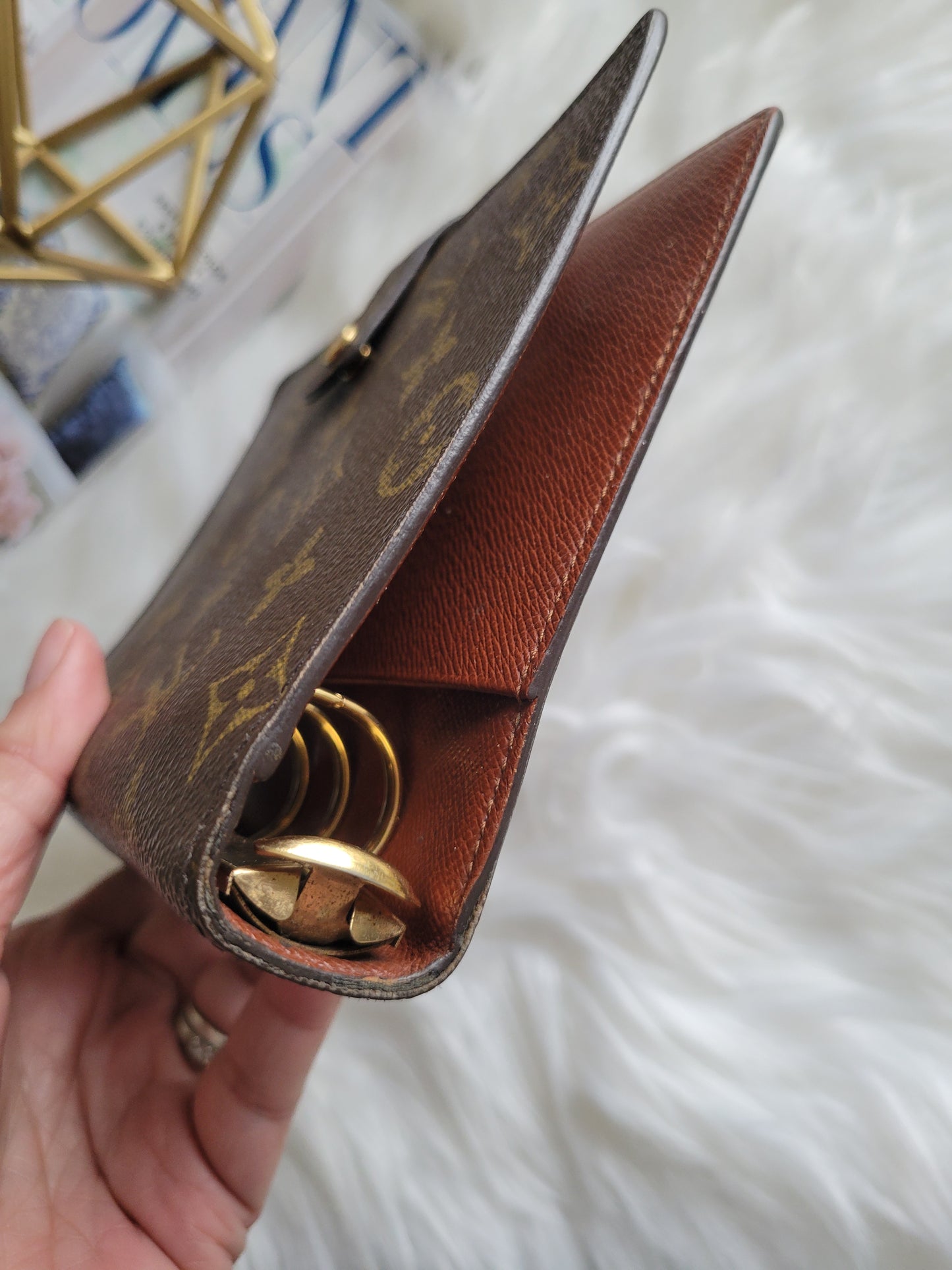 Louis Vuitton Monogram Medium Ring MM Agenda