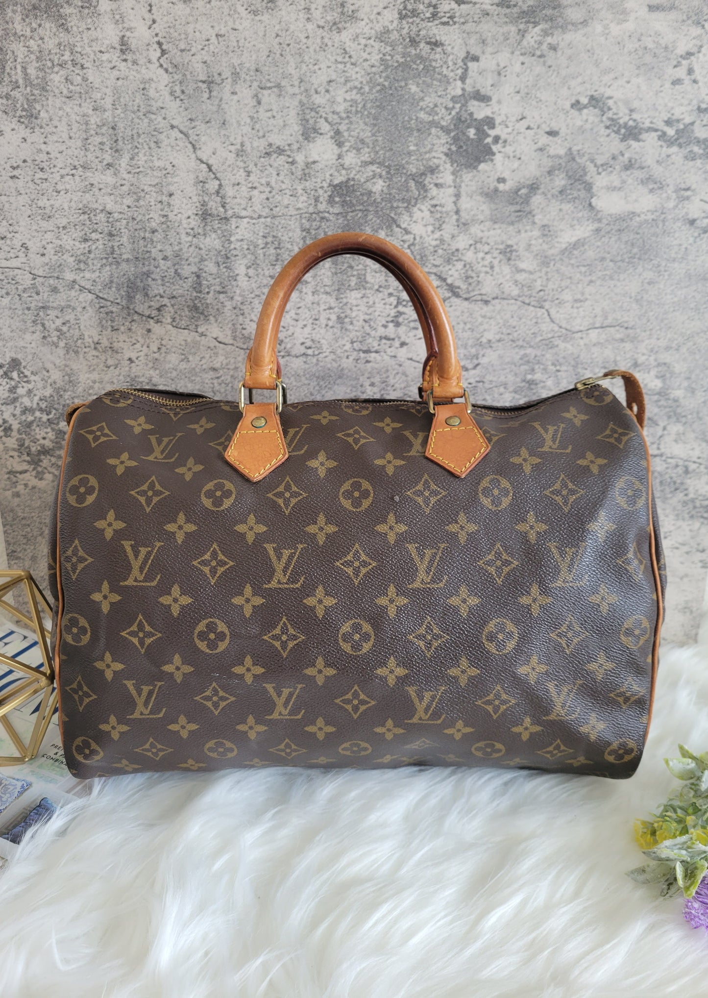 Louis Vuitton Monogram Speedy 35