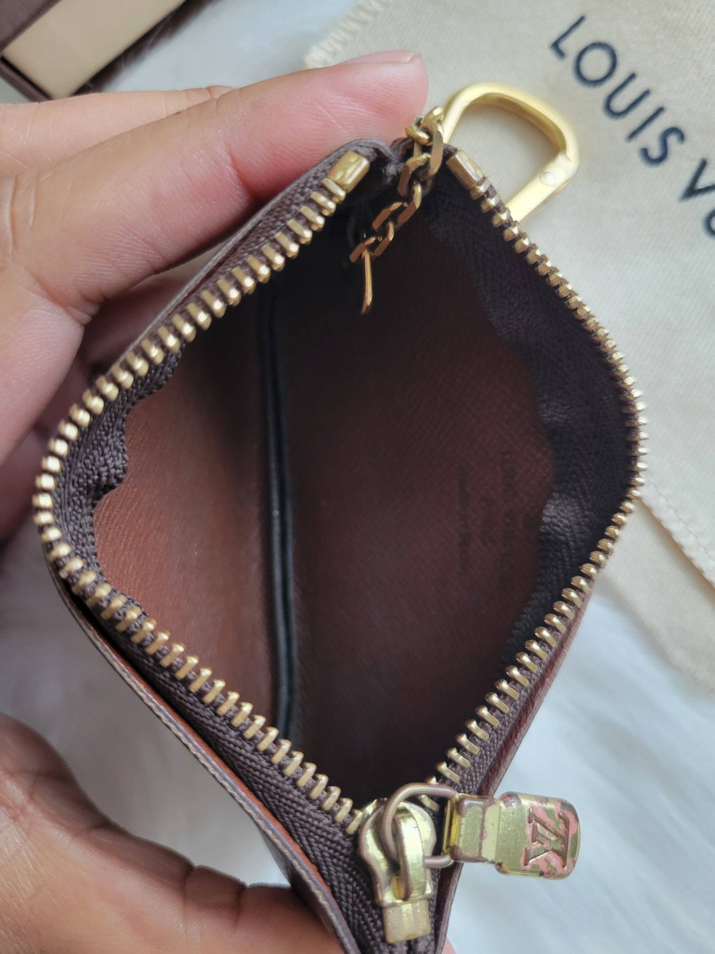 Louis Vuitton Monogram Key Cles Pouch
