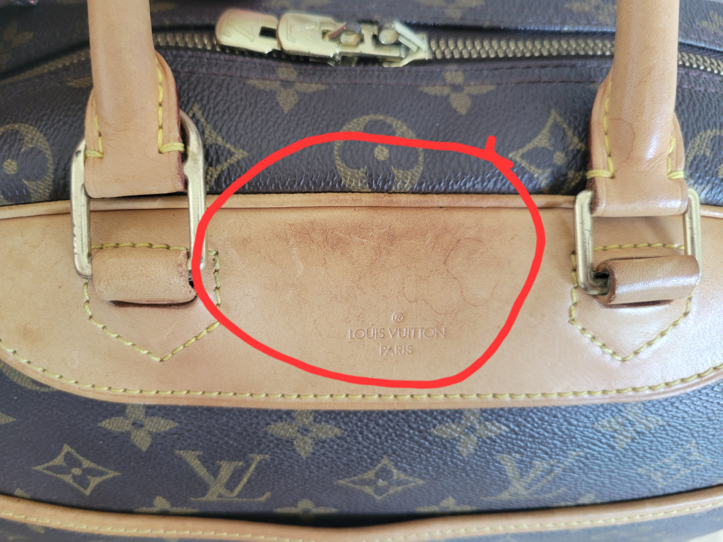 Louis Vuitton Monogram Deauville Handbag