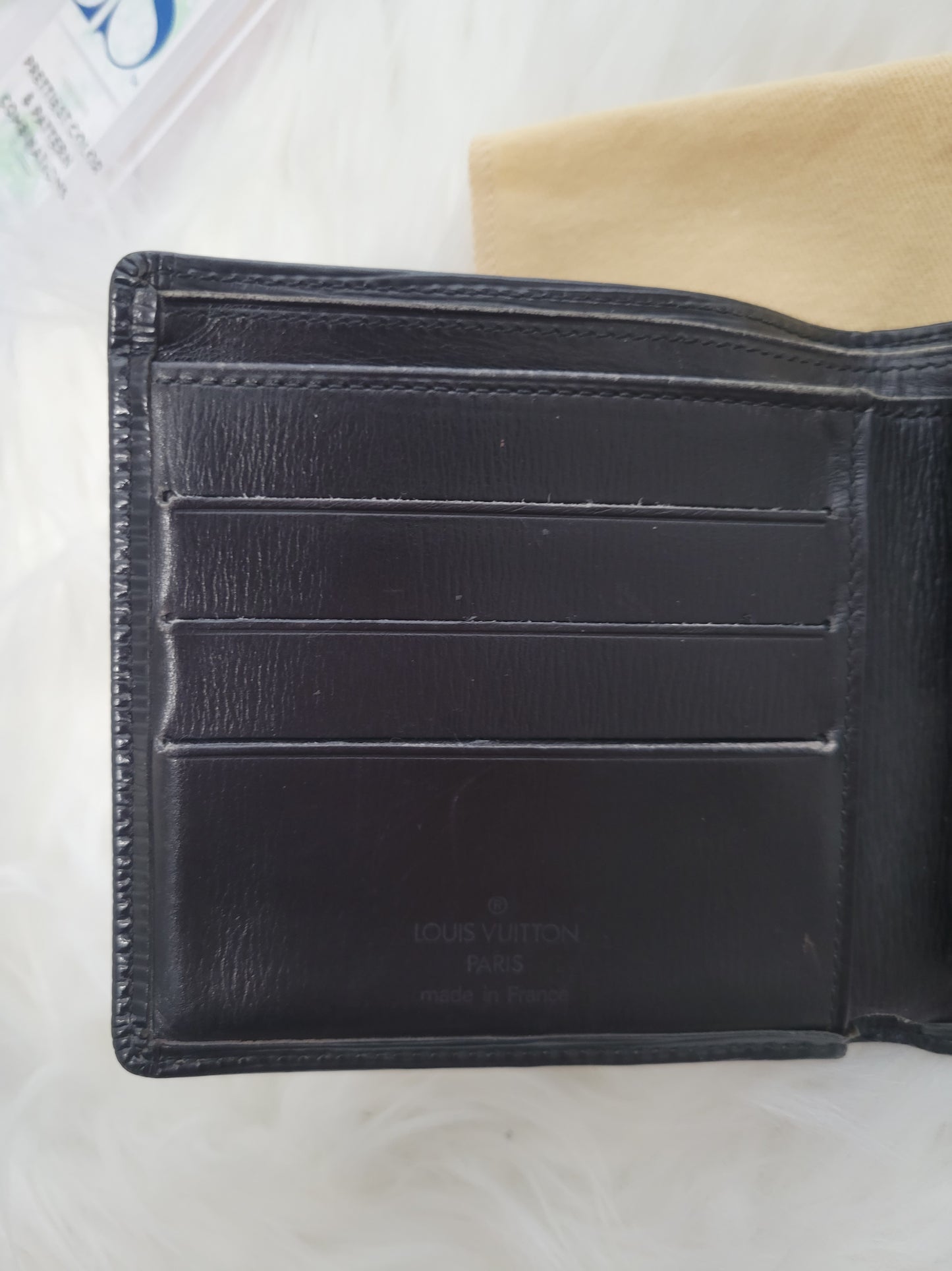 Louis Vuitton Men's Epi Portefeuille Marco Leather Bifold Wallet