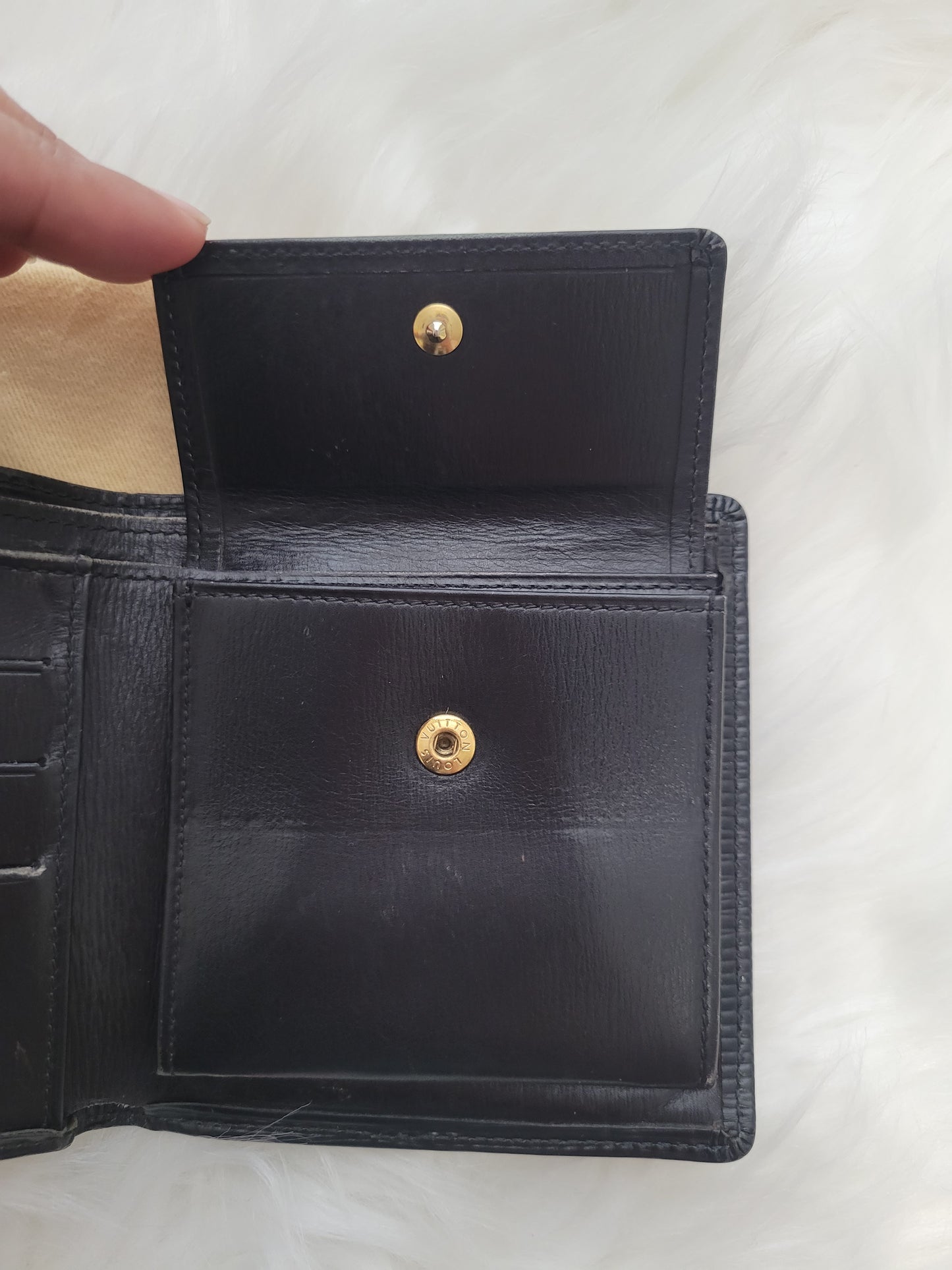 Louis Vuitton Men's Epi Portefeuille Marco Leather Bifold Wallet
