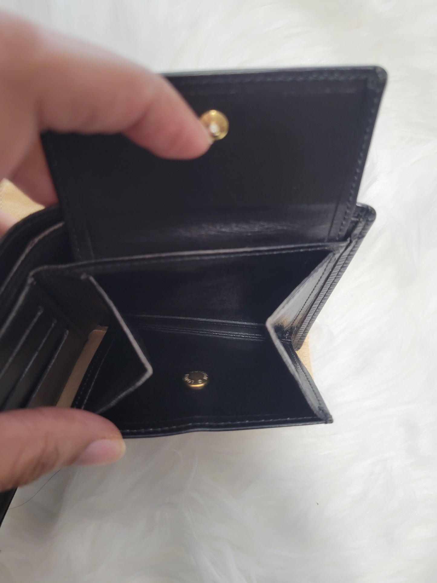Louis Vuitton Men's Epi Portefeuille Marco Leather Bifold Wallet