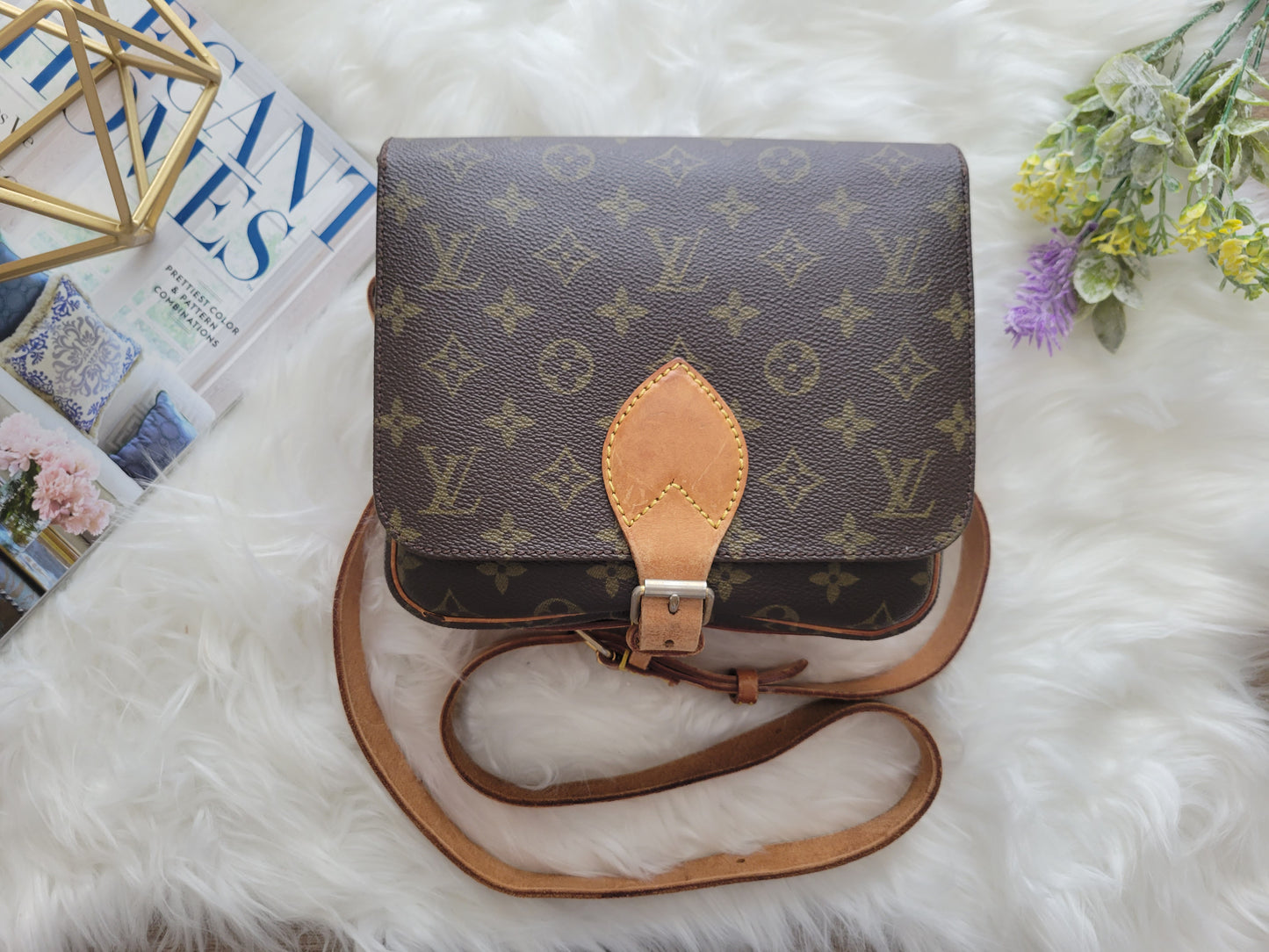 Louis Vuitton Monogram Canvas Cartouchiere MM