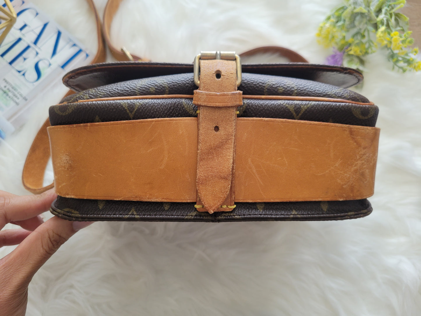 Louis Vuitton Monogram Canvas Cartouchiere MM