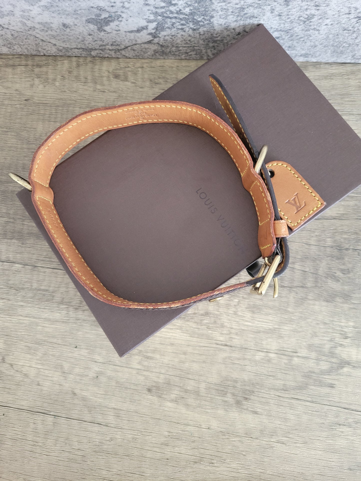 Louis Vuitton Baxter GM Dog Collar