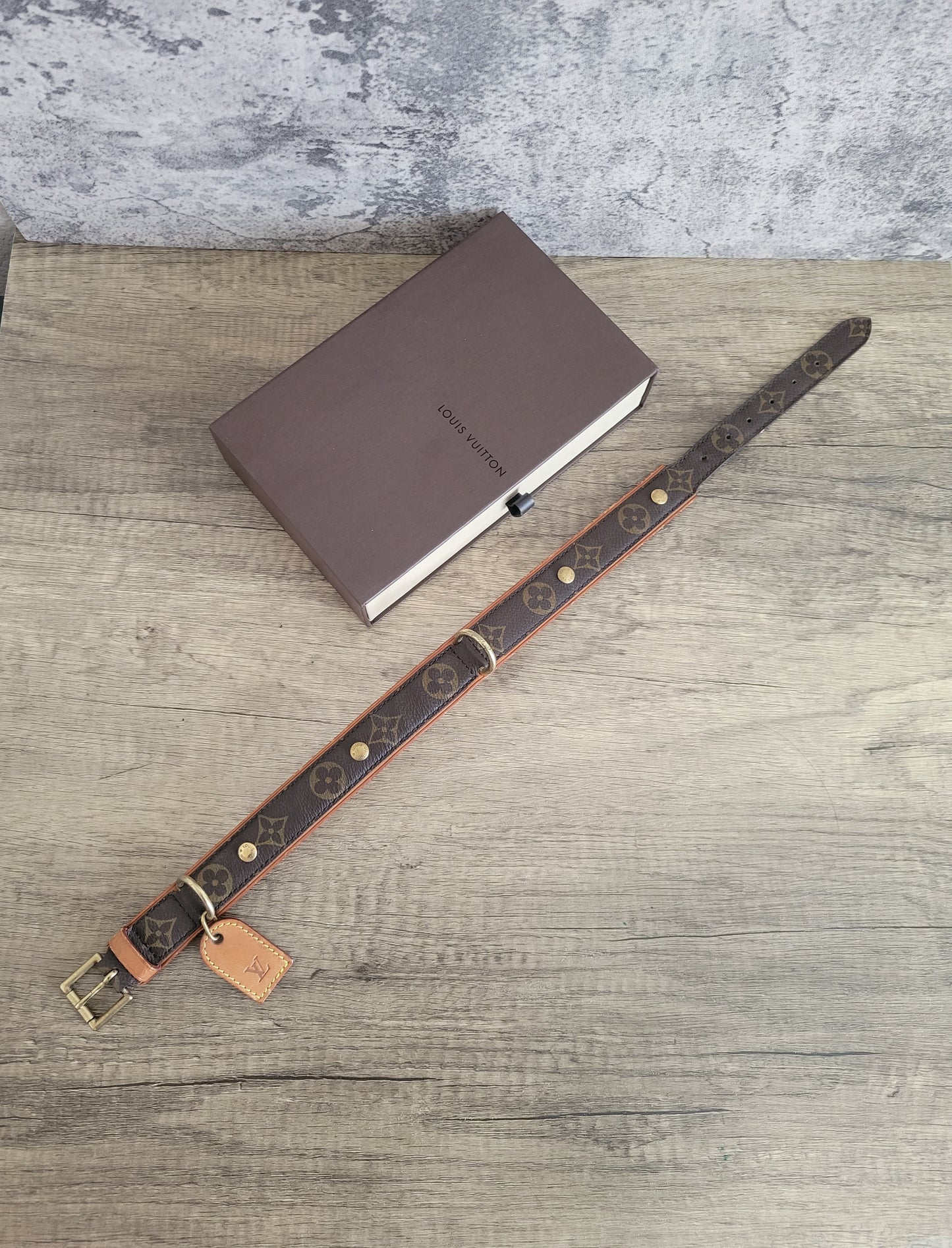 Louis Vuitton Baxter GM Dog Collar