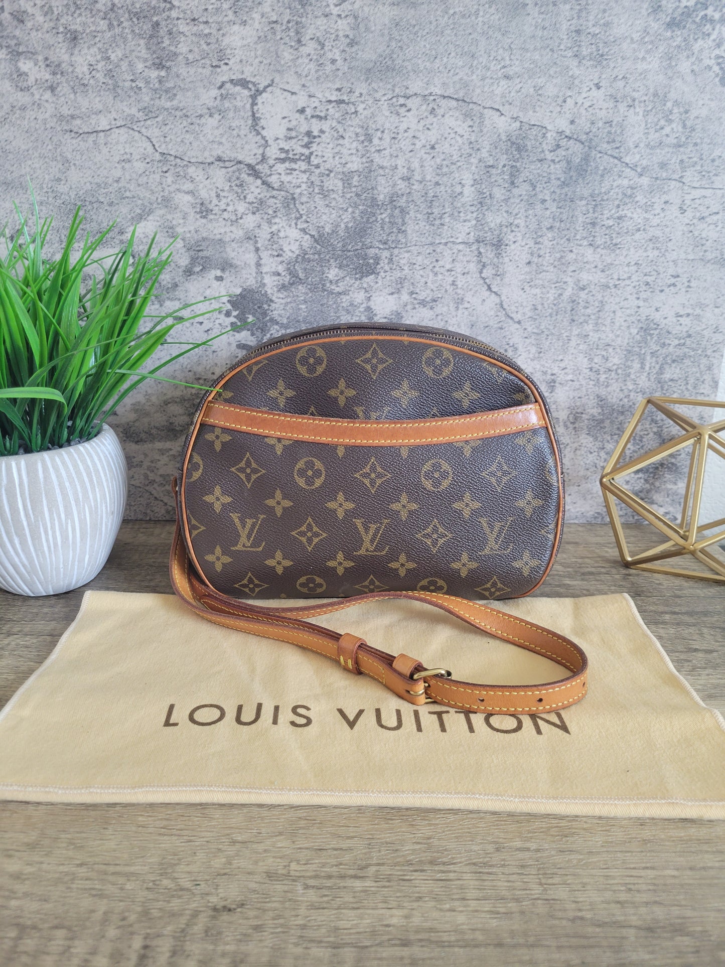 Louis Vuitton Monogram Blois Crossbody Shoulder Bag