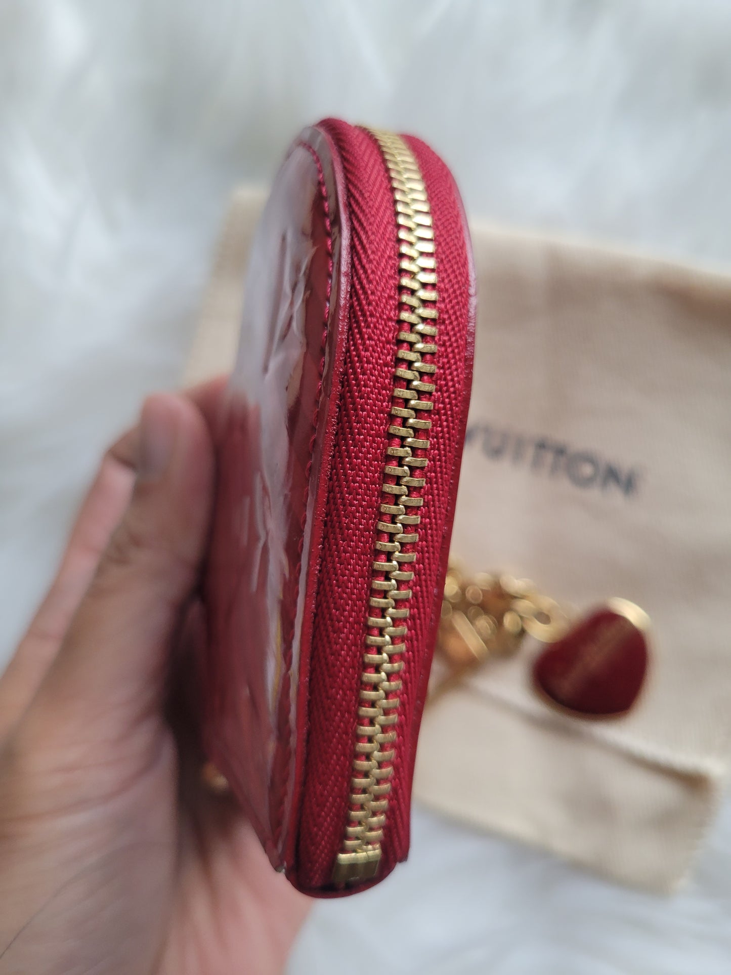 Louis Vuitton Limited Edition Rayures Heart Coin Purse