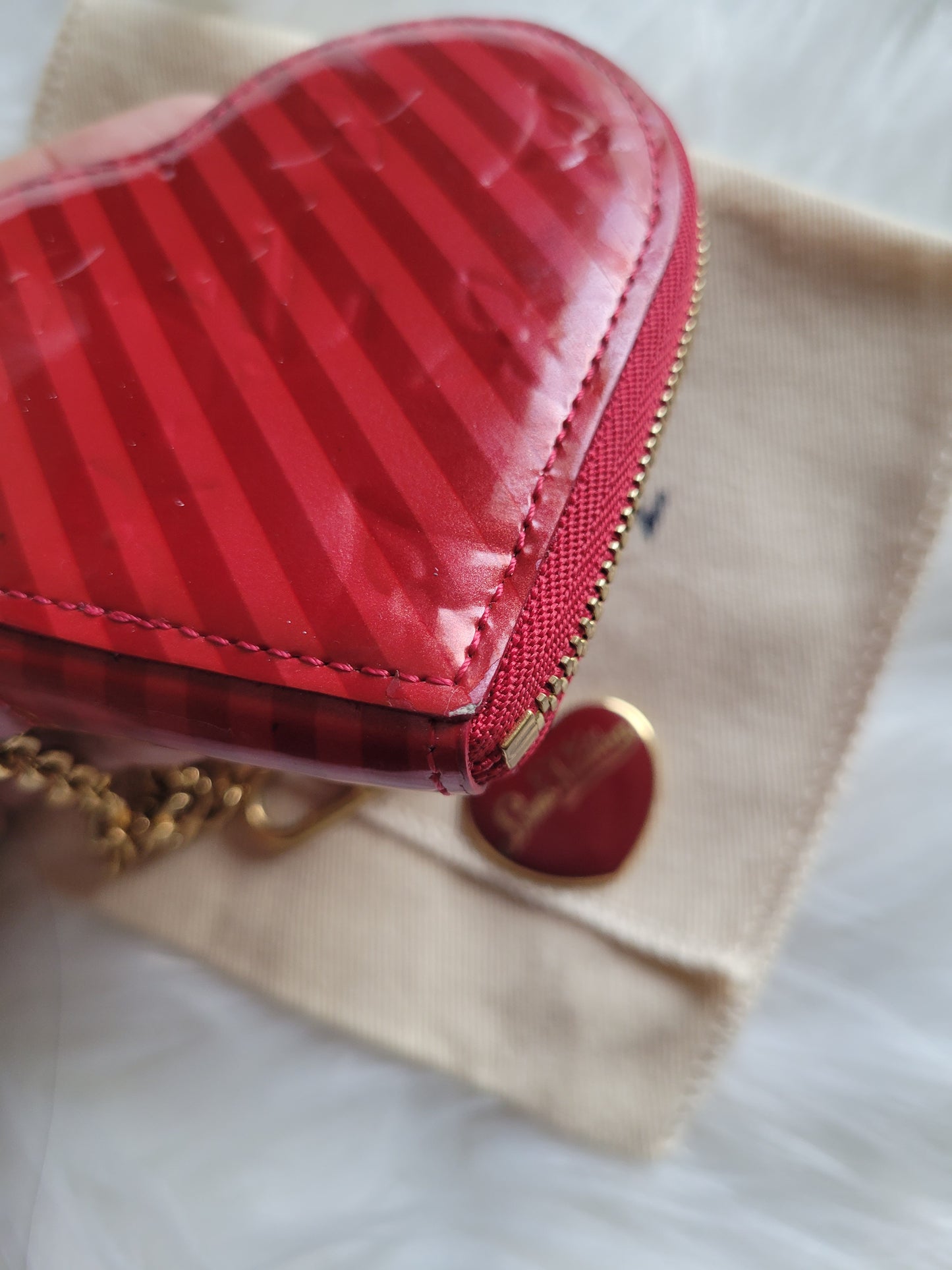 Louis Vuitton Limited Edition Rayures Heart Coin Purse