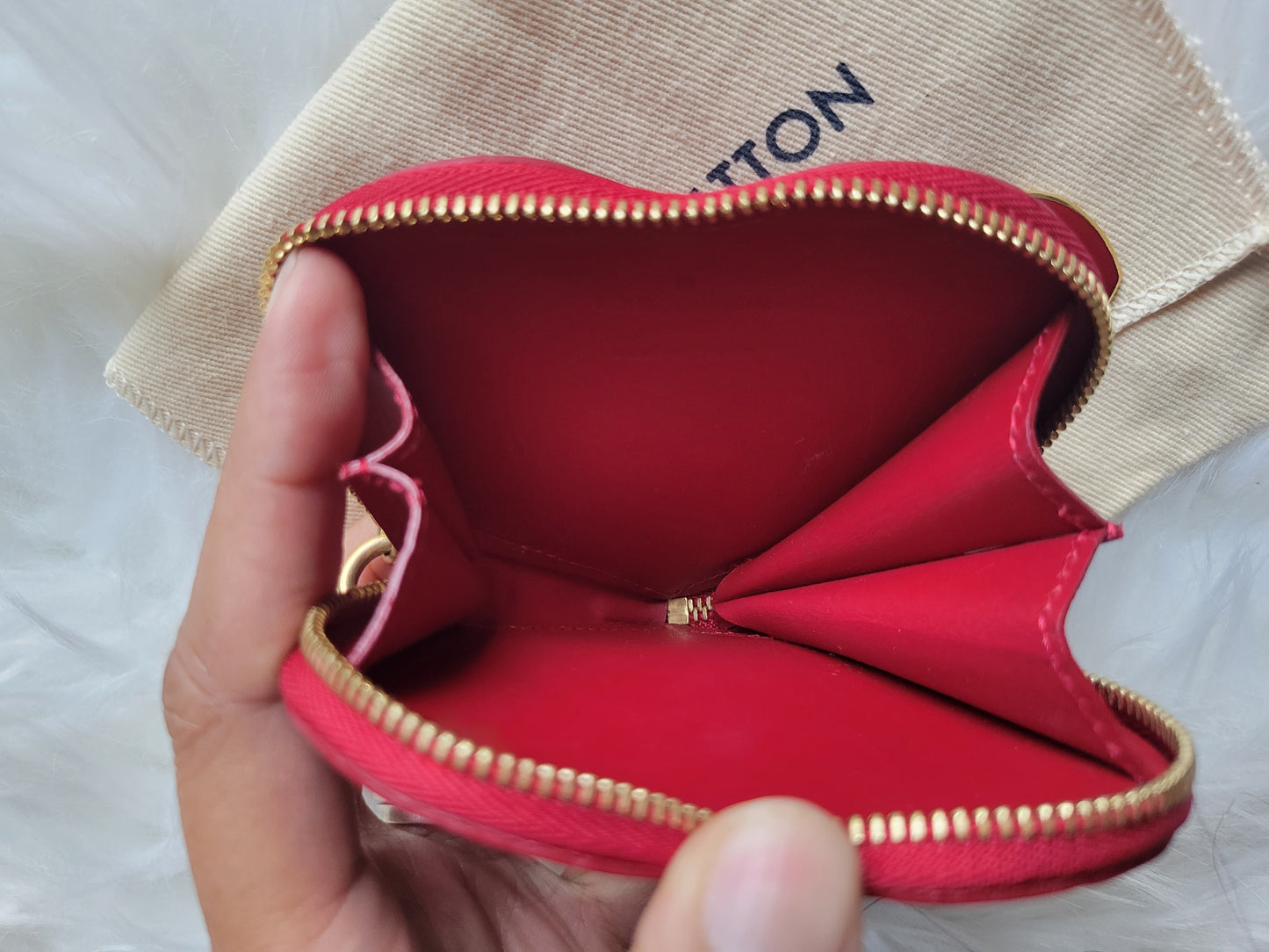 Louis Vuitton Limited Edition Rayures Heart Coin Purse