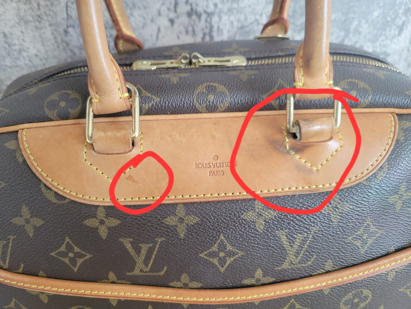 Louis Vuitton Monogram Deauville Handbag