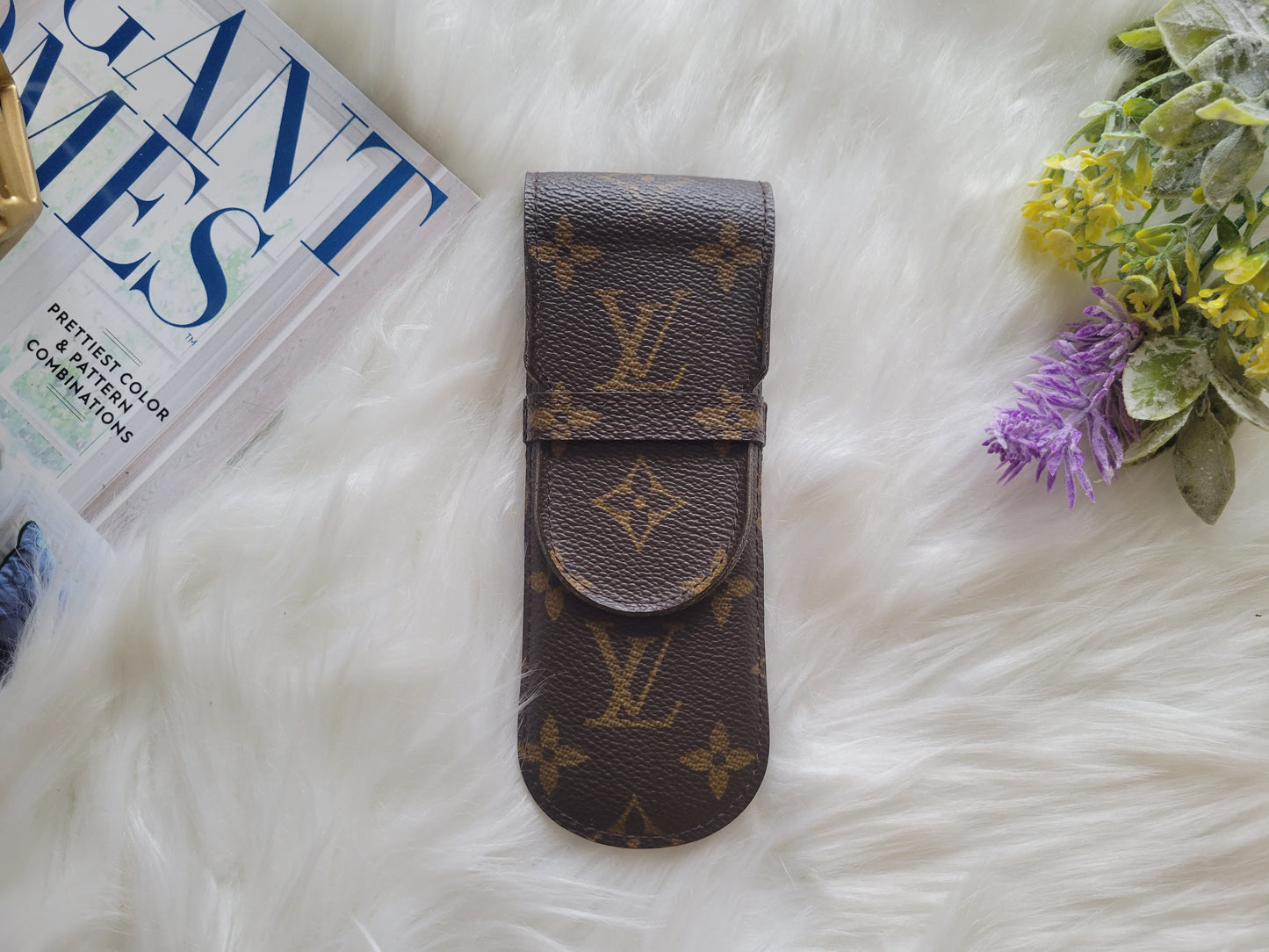 Louis Vuitton Etui Stylo Monogram Pen Pencil Case