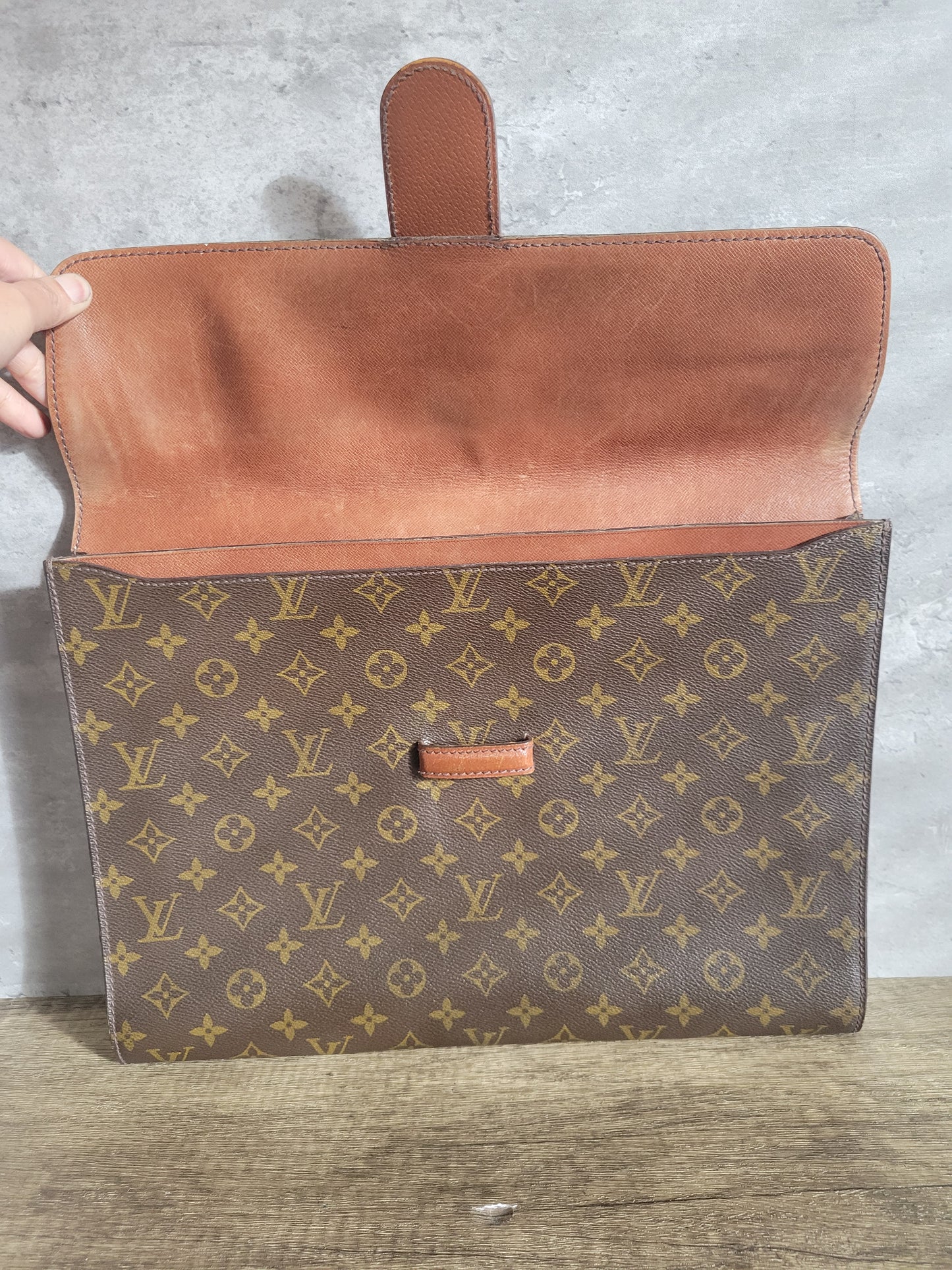 RESERVED LISTING Louis Vuitton Vintage Monogram Poche Ministre Document Holder