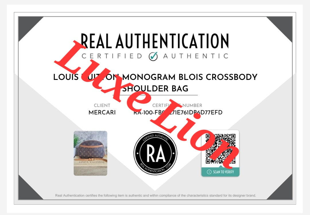 Louis Vuitton Monogram Blois Crossbody Shoulder Bag