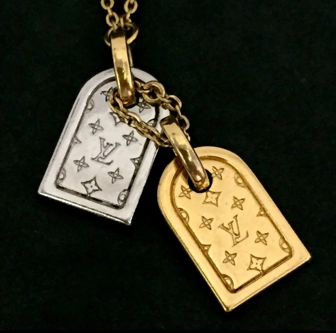 Louis Vuitton Two Tone Nanogram Bracelet
