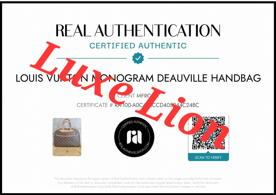 Louis Vuitton Monogram Deauville Handbag
