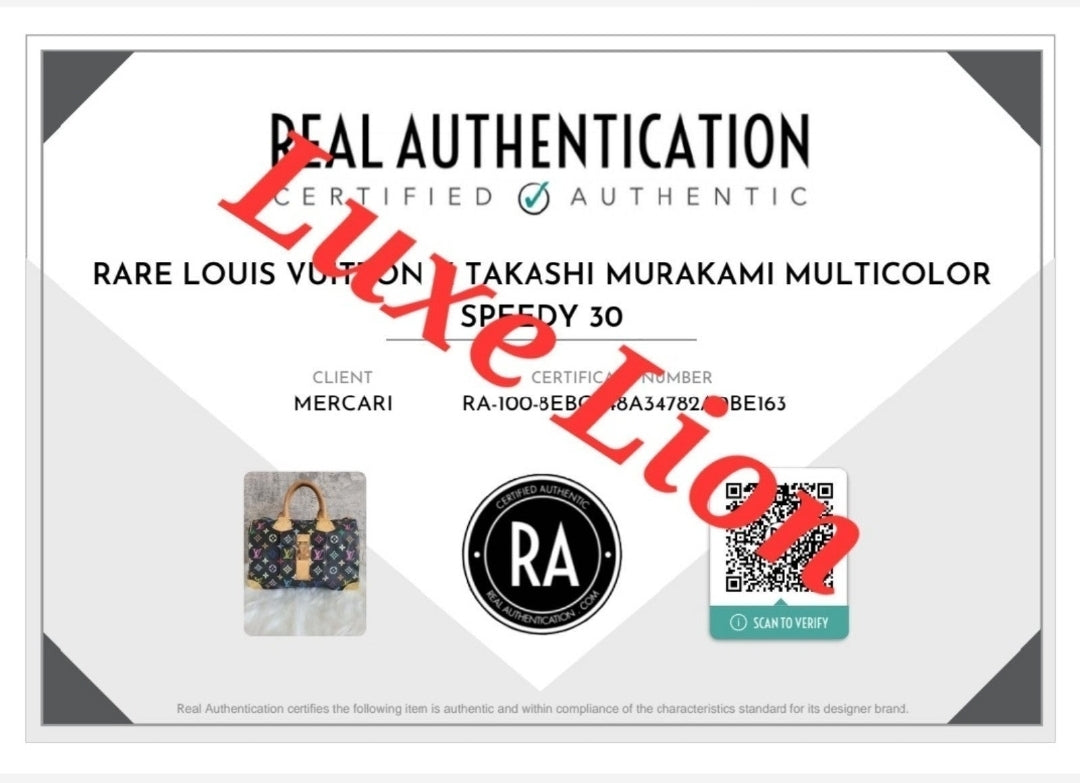 RARE Louis Vuitton X Takashi Murakami Multicolor Speedy 30