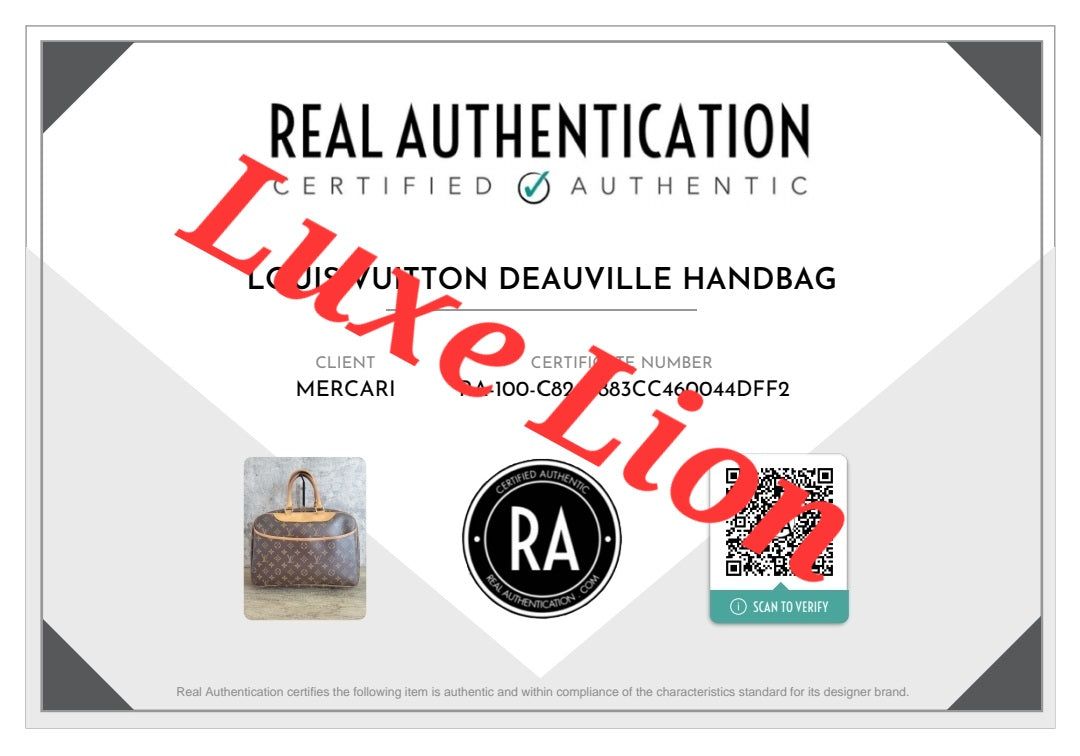 Louis Vuitton Deauville Handbag