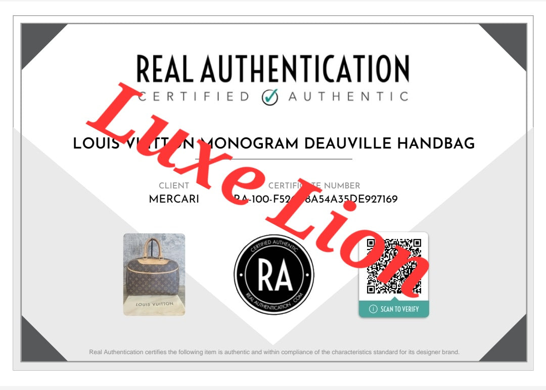 Louis Vuitton Monogram Deauville Handbag