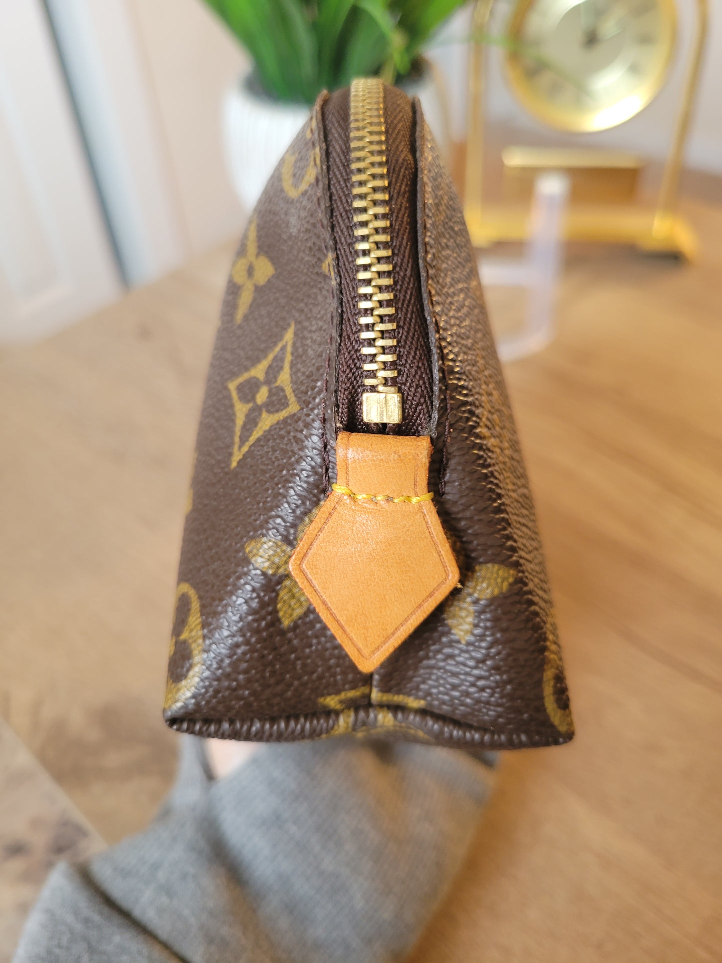 Louis Vuitton Monogram Pochette Cosmetic Bag Pouch