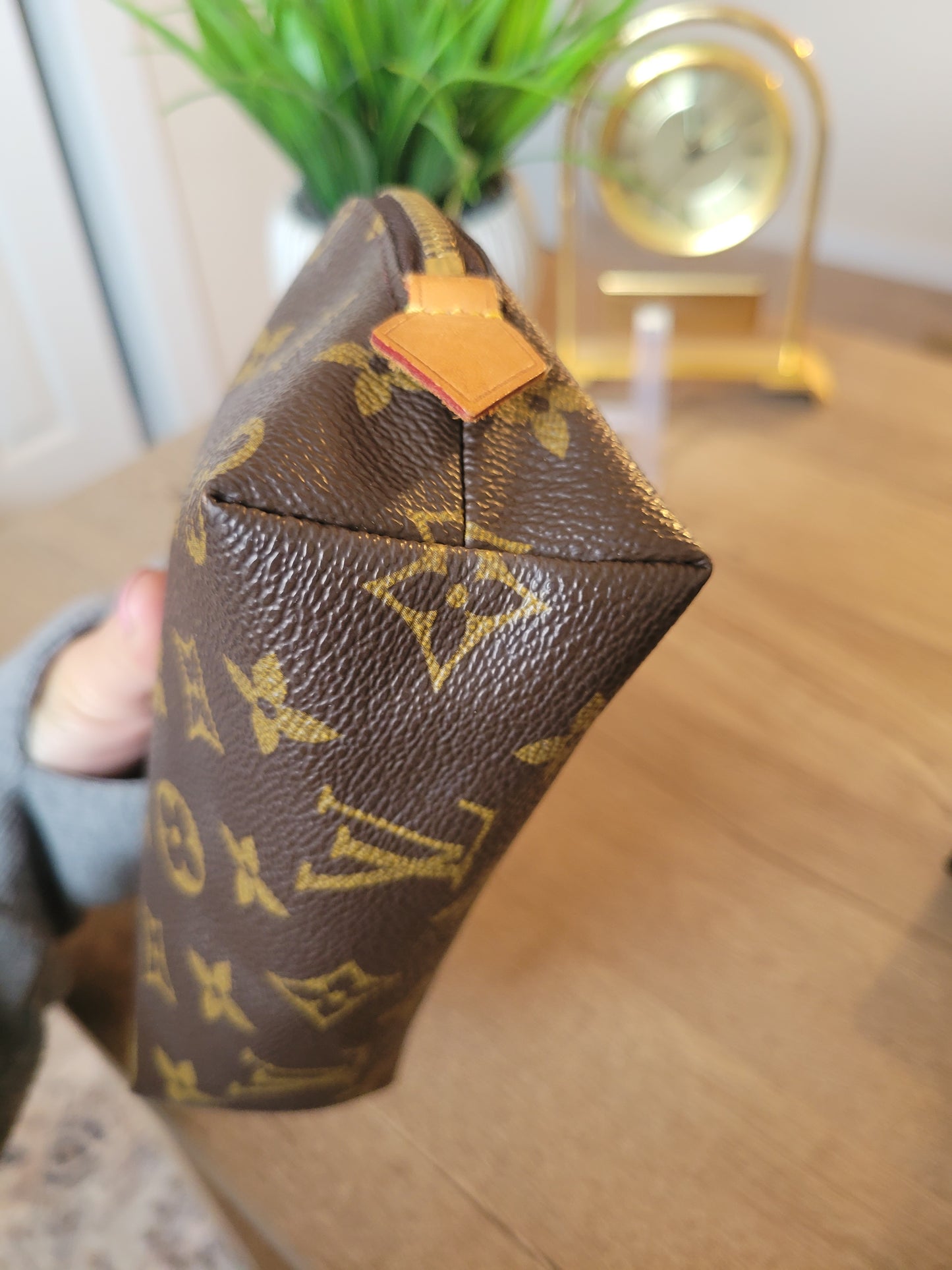 Louis Vuitton Monogram Pochette Cosmetic Bag Pouch
