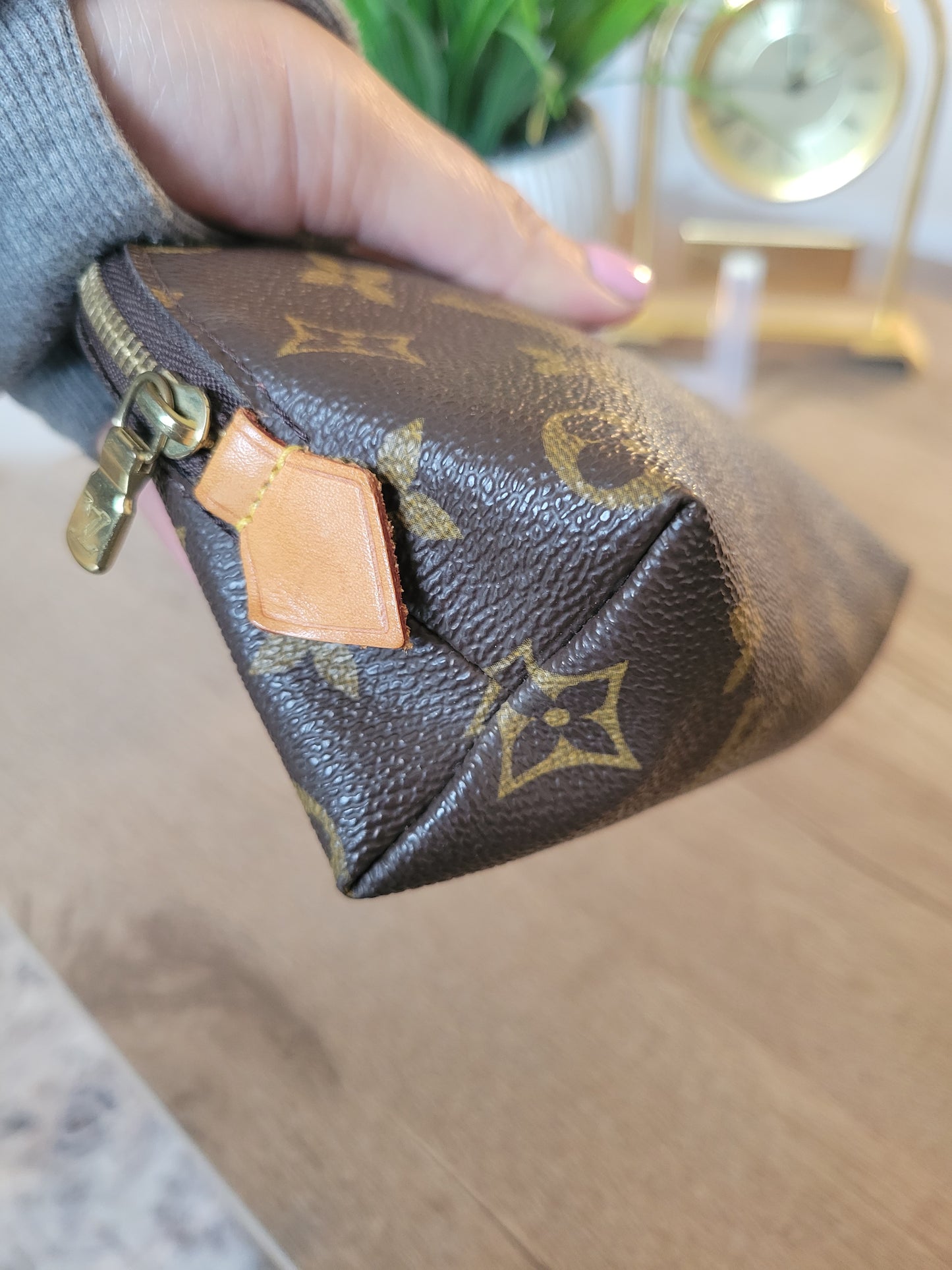 Louis Vuitton Monogram Pochette Cosmetic Bag Pouch