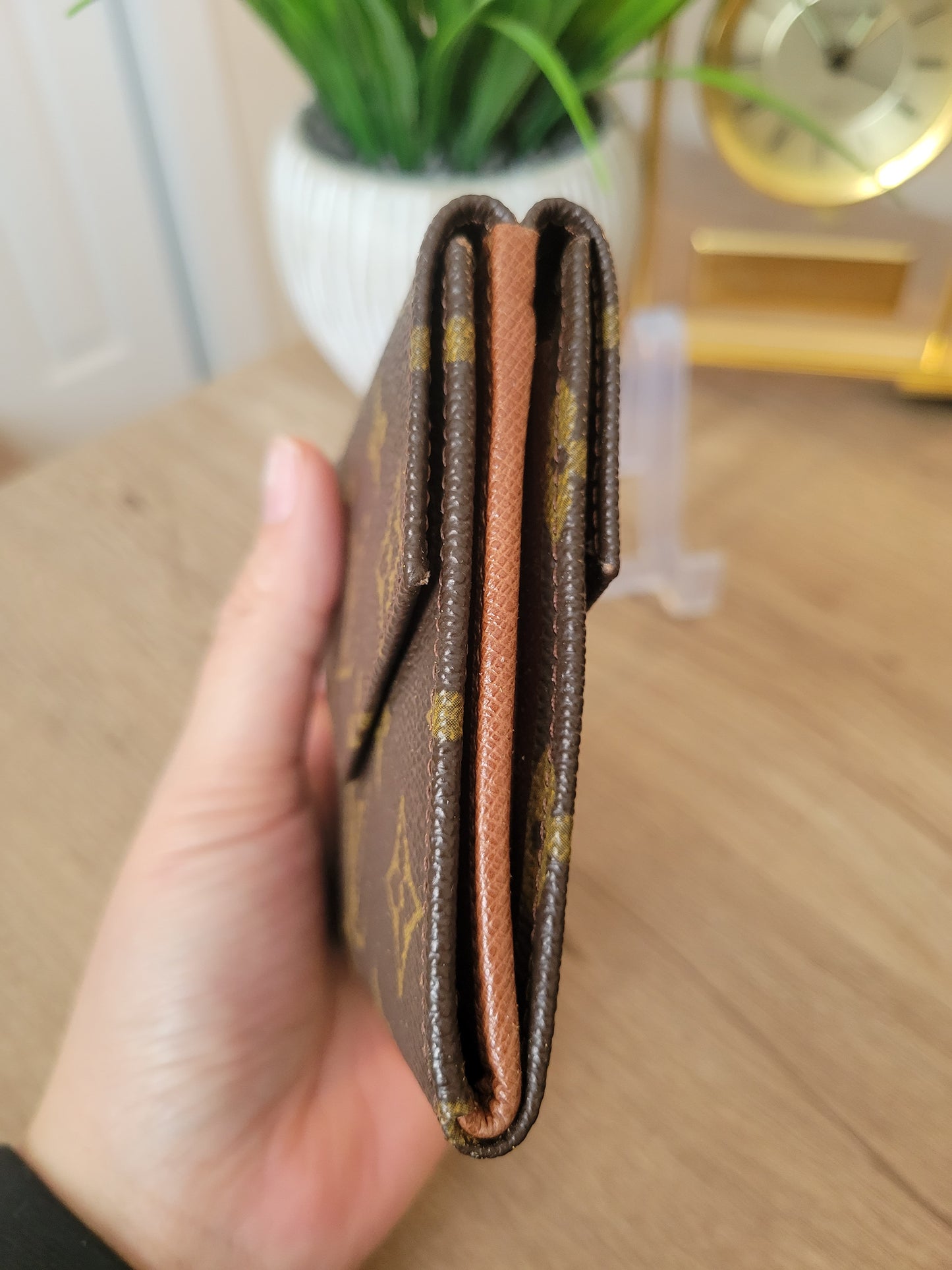 Vintage Louis Vuitton Monogram Portefeiulle Elise Trifold Wallet