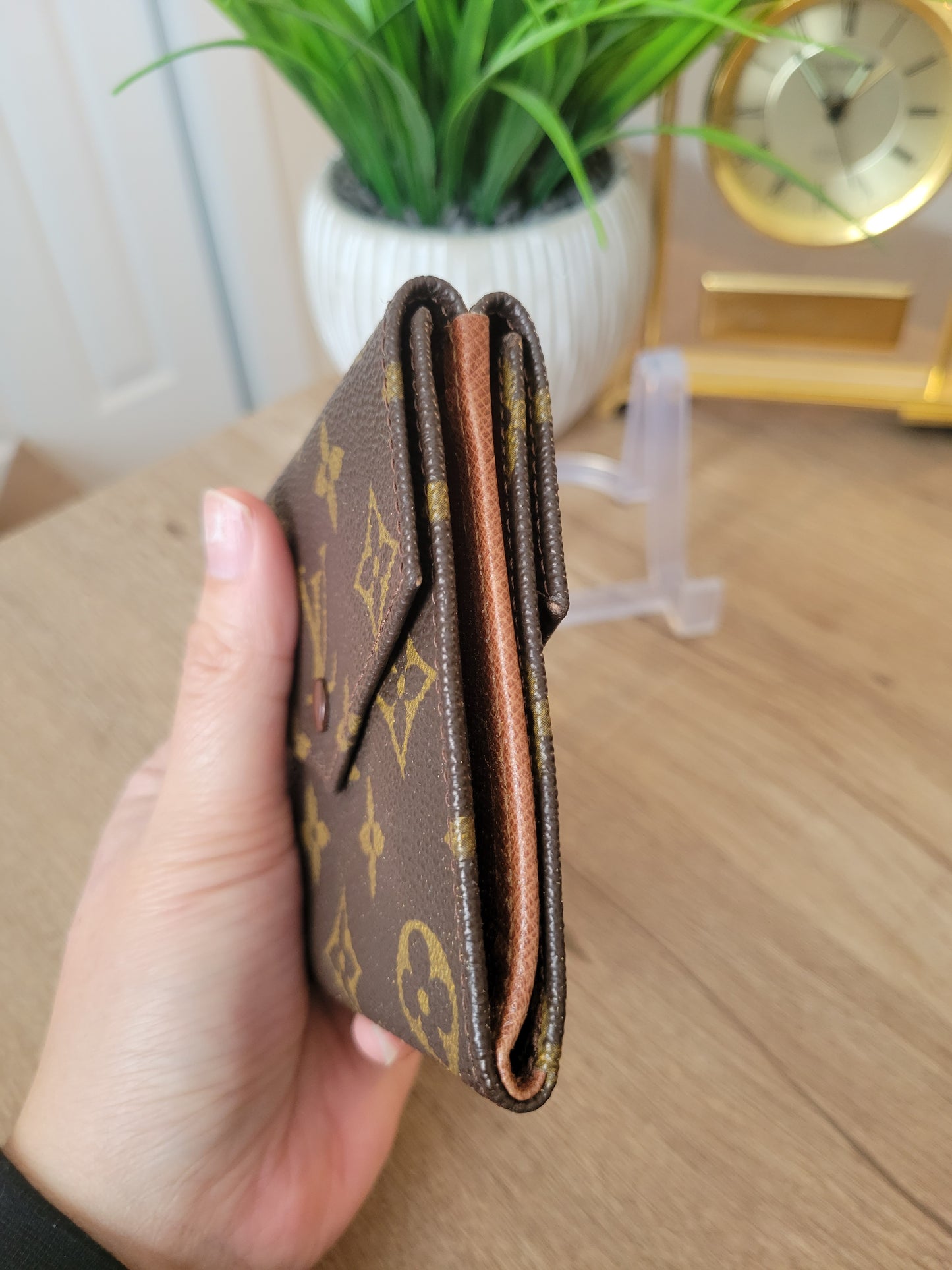 Vintage Louis Vuitton Monogram Portefeiulle Elise Trifold Wallet
