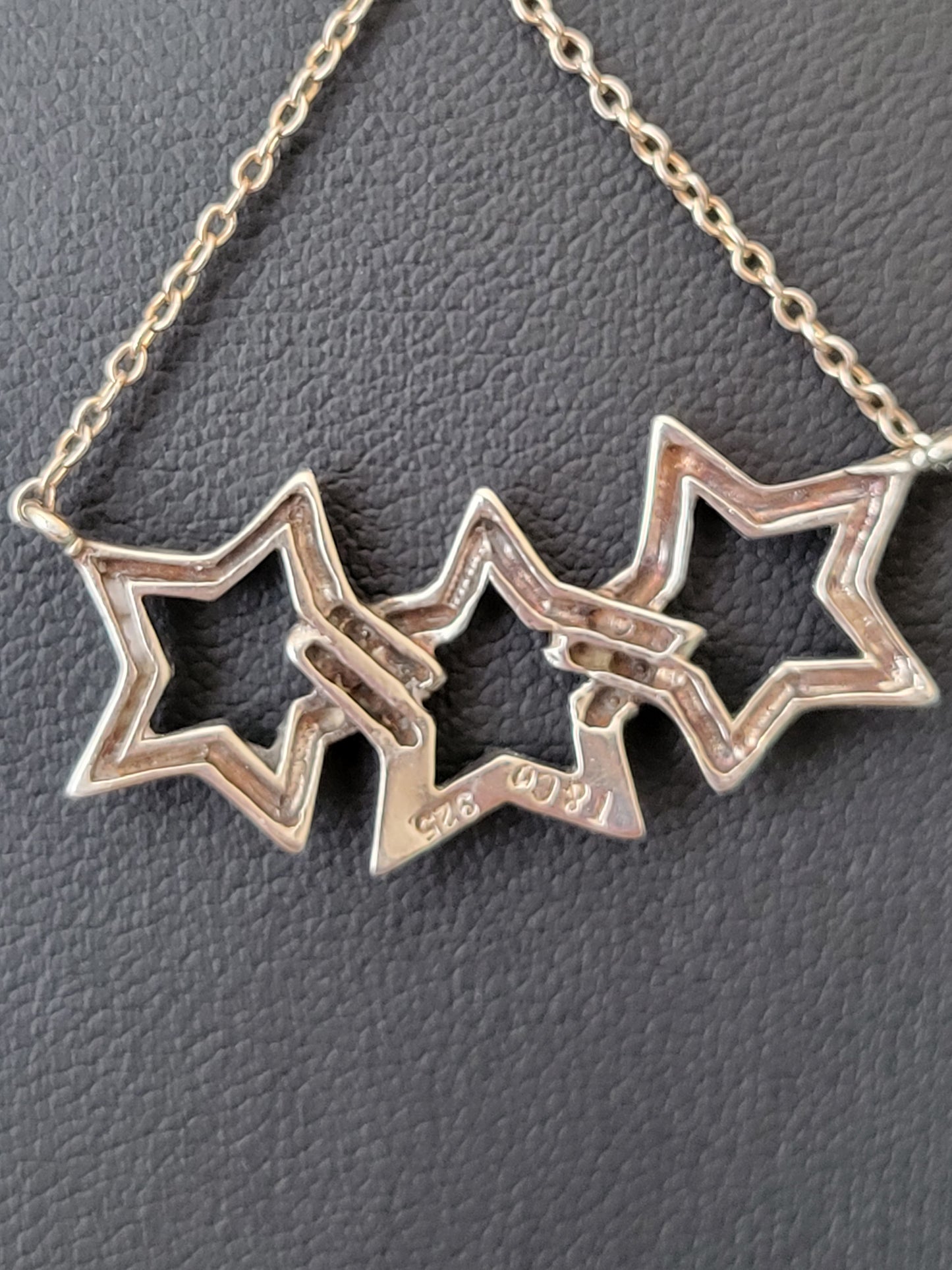 Tiffany & Co. Triple Star Pendant Necklace