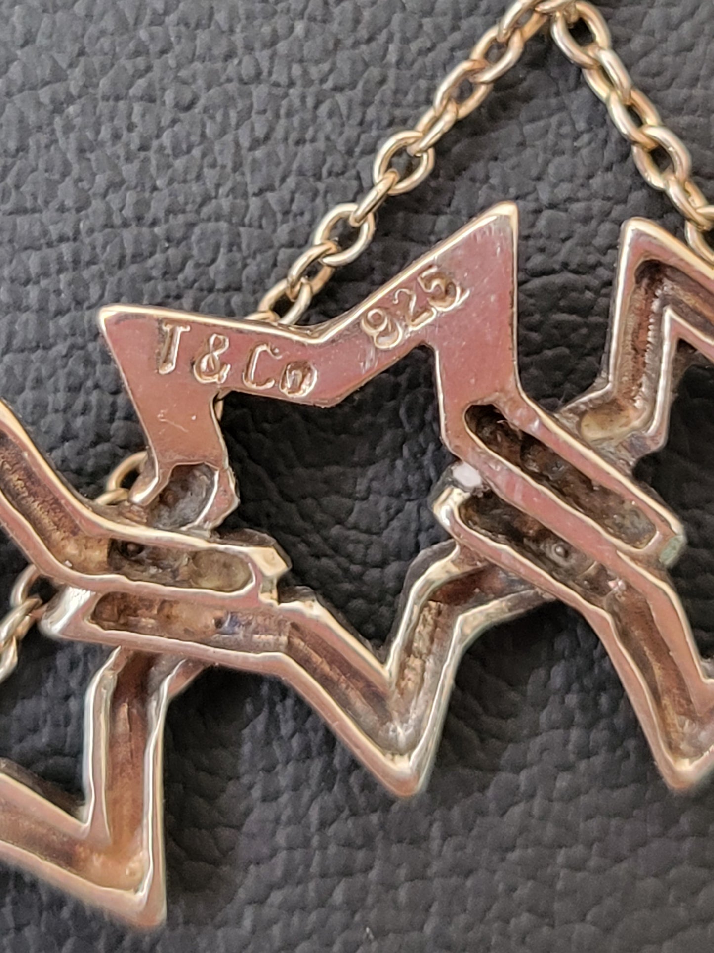 Tiffany & Co. Triple Star Pendant Necklace