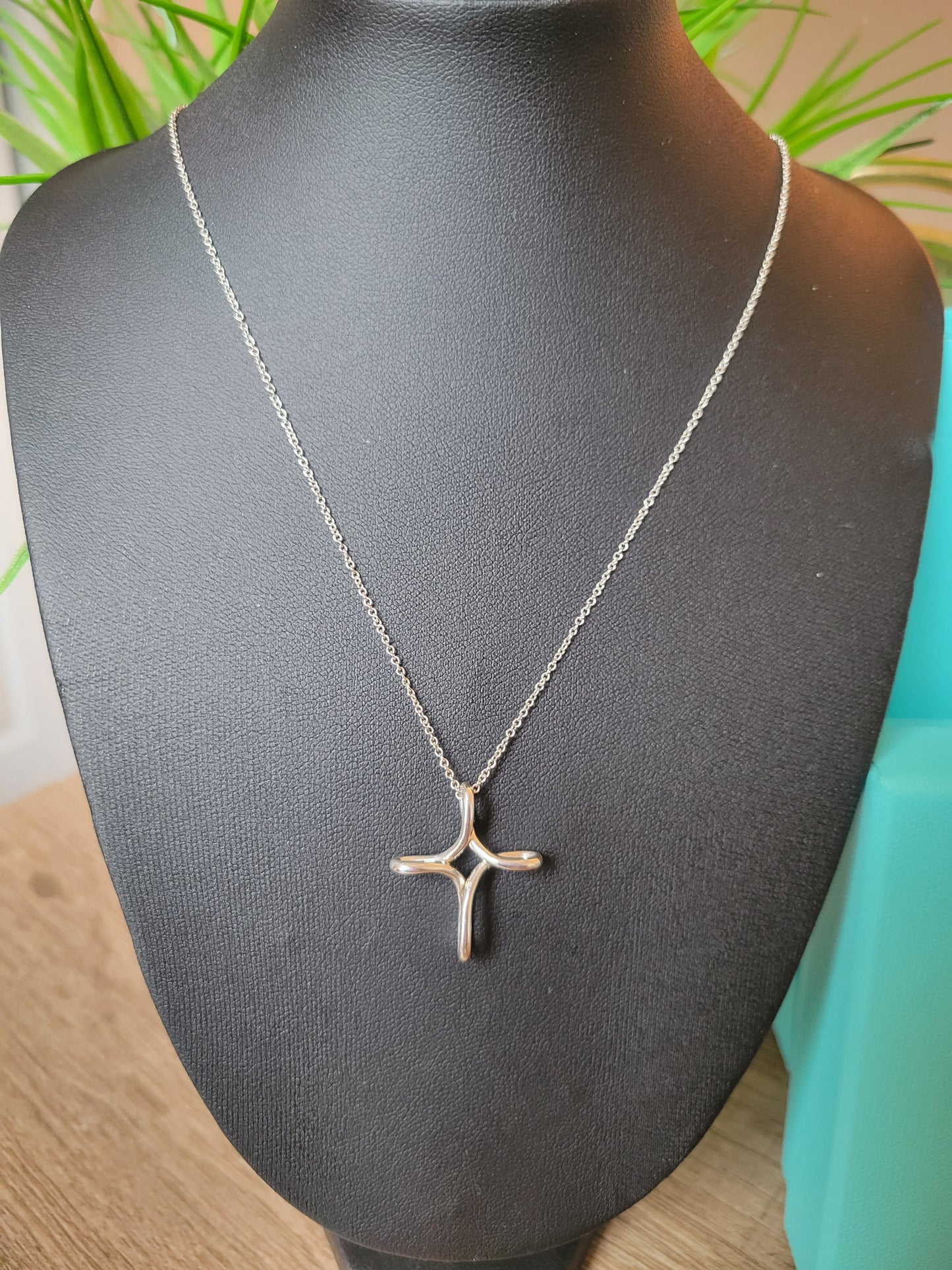 Tiffany & Co. Infinity Cross Necklace