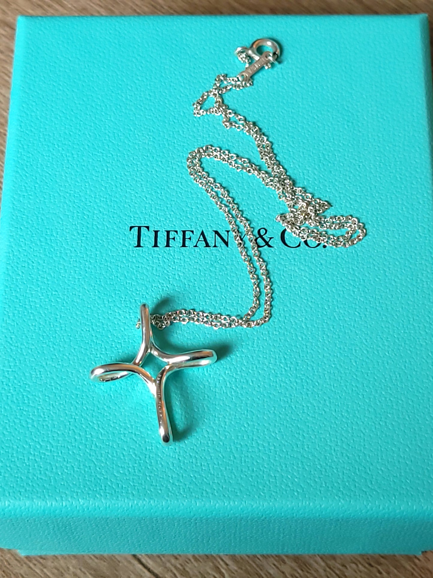 Tiffany & Co. Infinity Cross Necklace