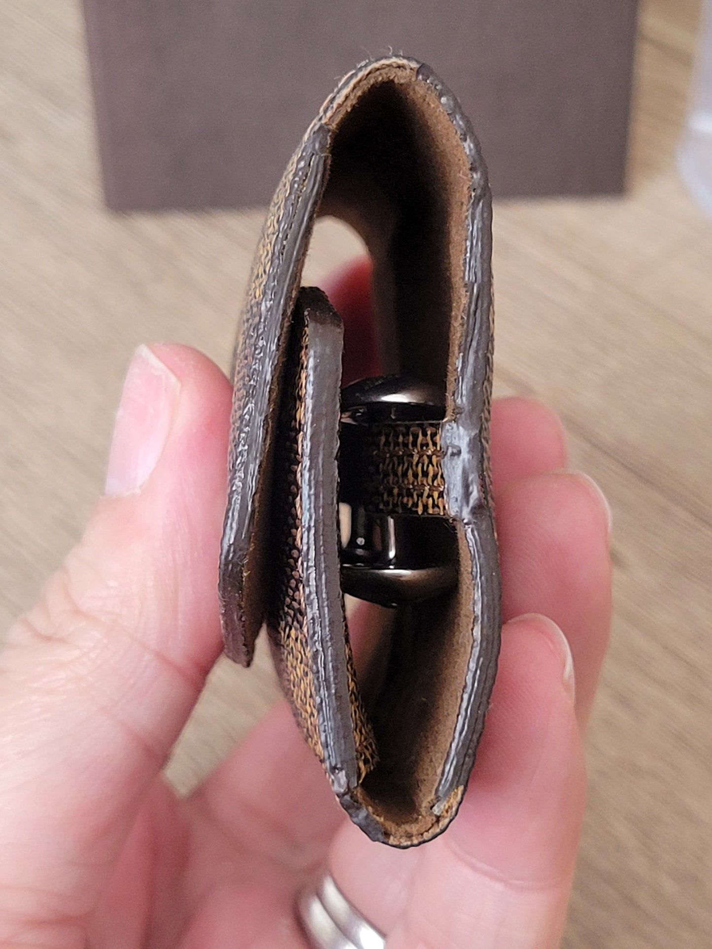 Louis Vuitton Bouton De Manchette Sterling Silver Cufflinks & Case