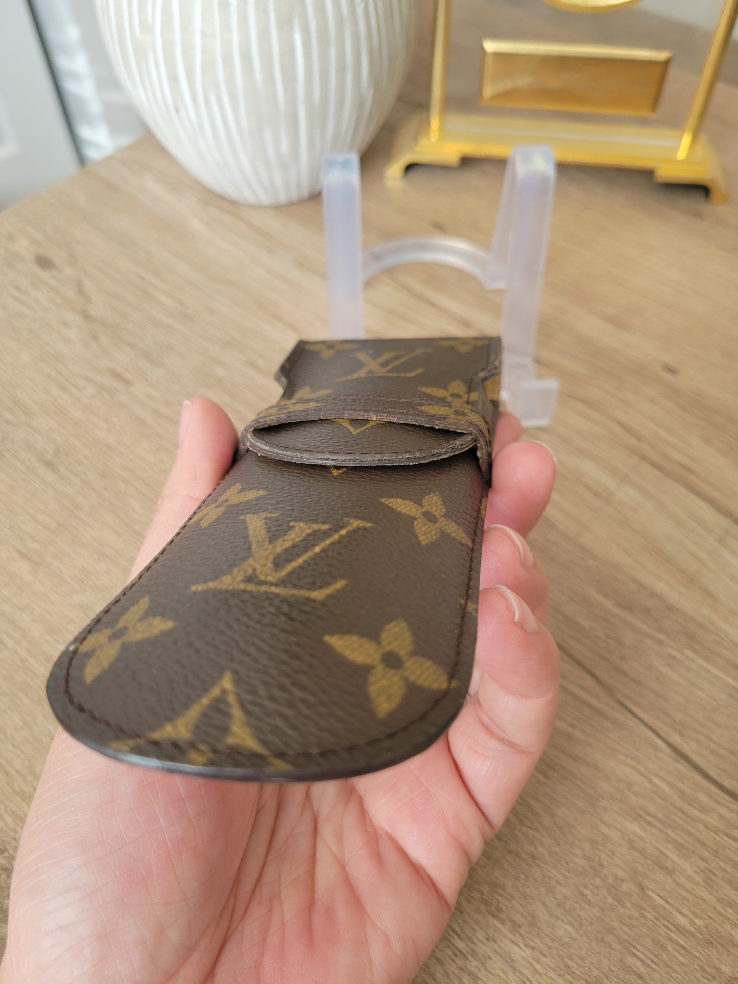 Louis Vuitton Etui Stylo Monogram Pen Pencil Case