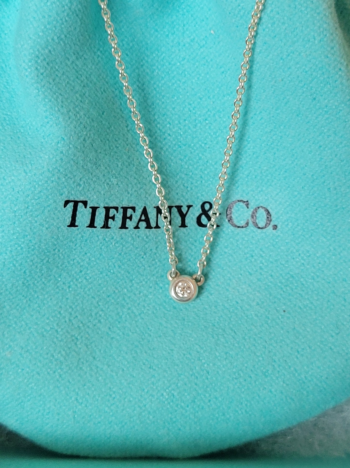 Tiffany & Co. .10ct Diamonds By the Yard Necklace