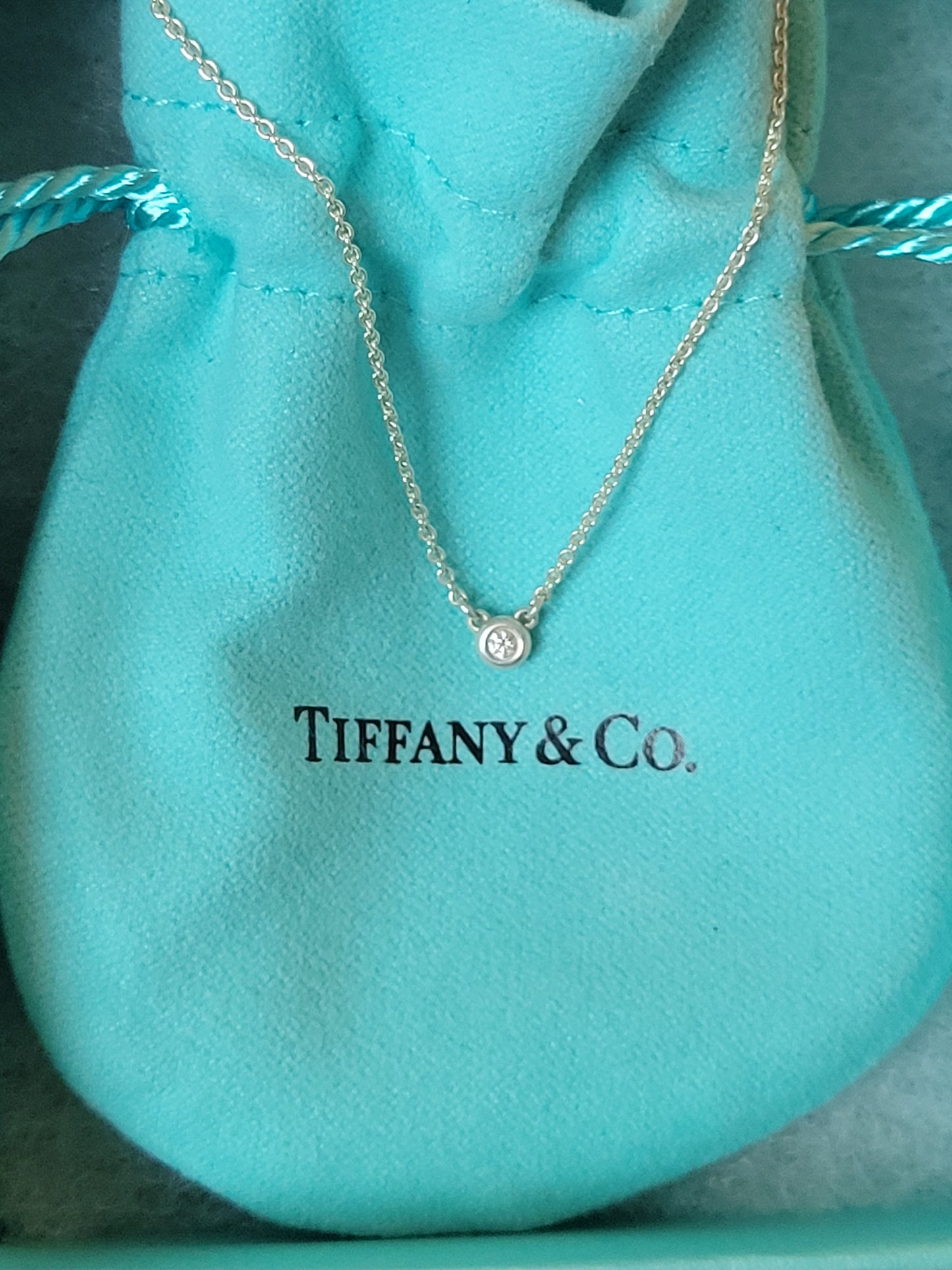 Tiffany & Co. .10ct Diamonds By the Yard Necklace