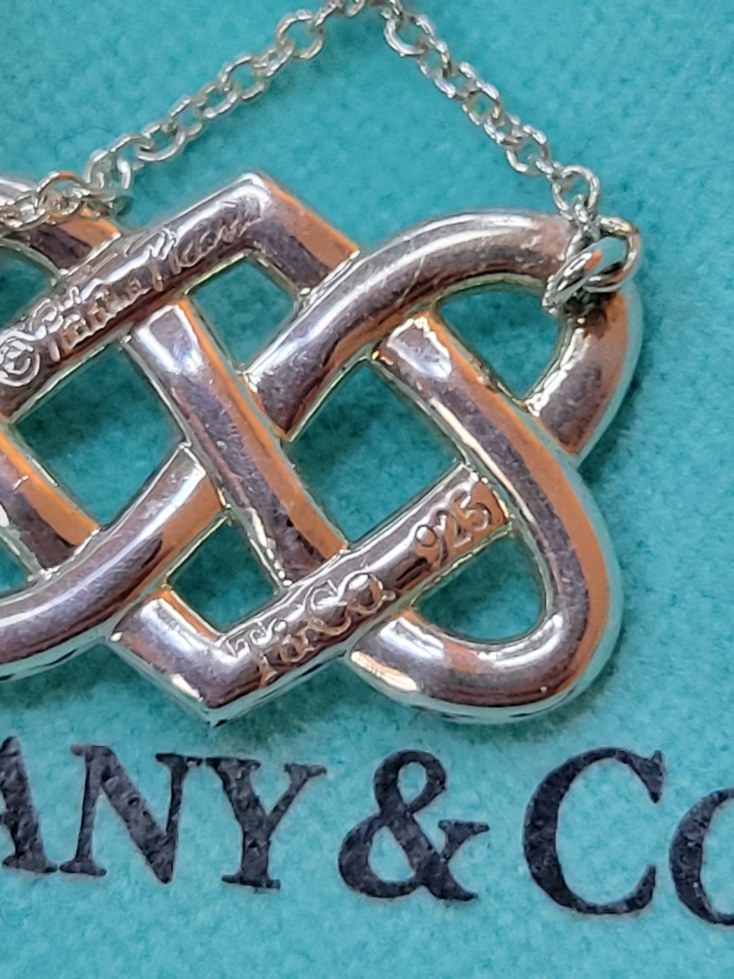 Tiffany & Co. RARE Celtic Love Knot Necklace
