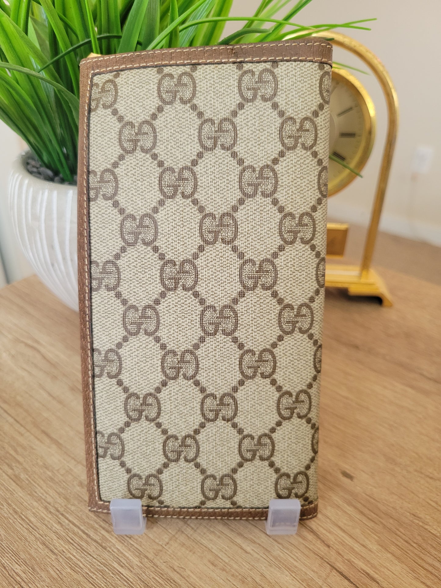 Vintage Gucci GG Monogram Long Wallet