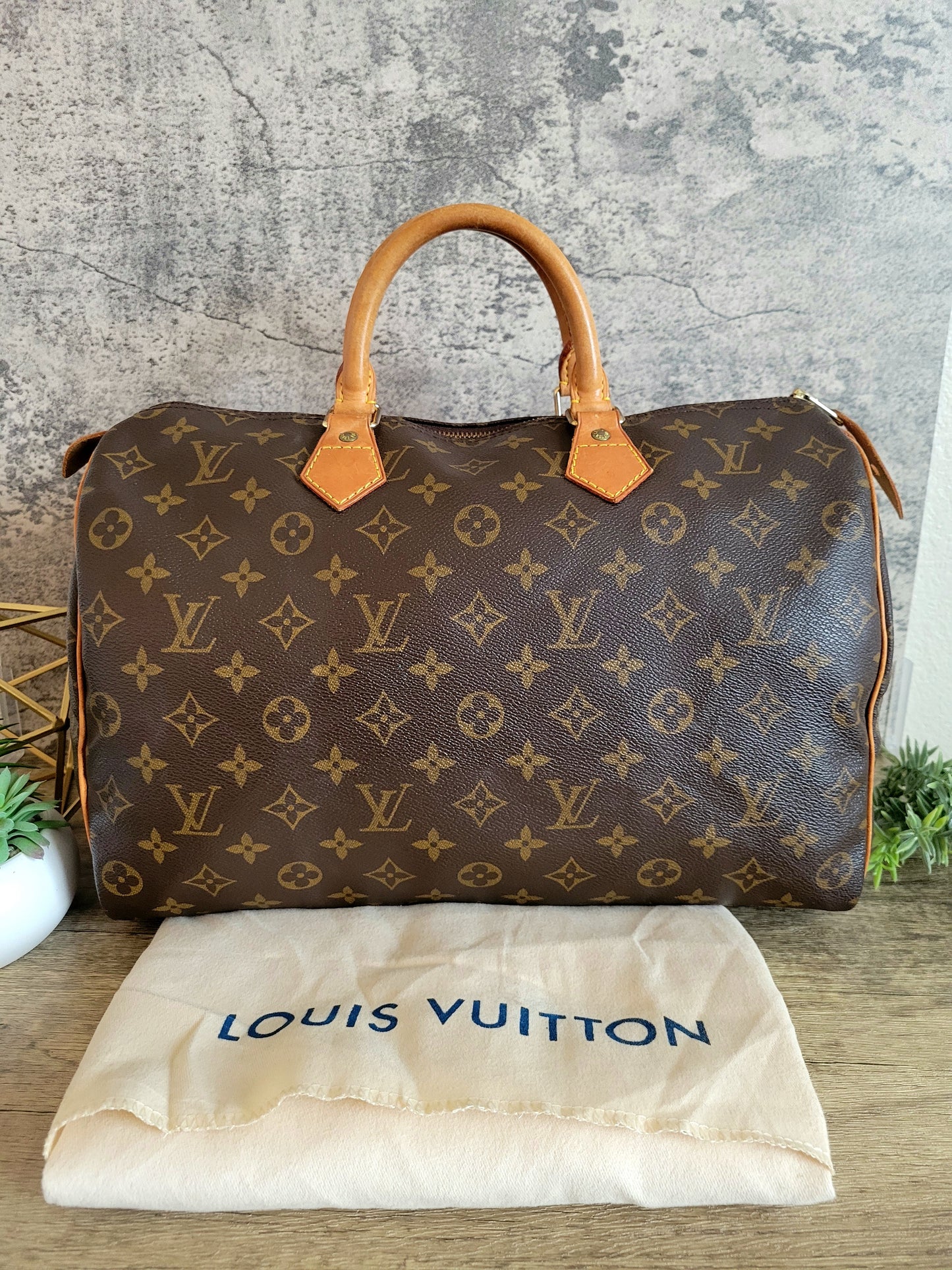 Louis Vuitton Monogram Speedy 35