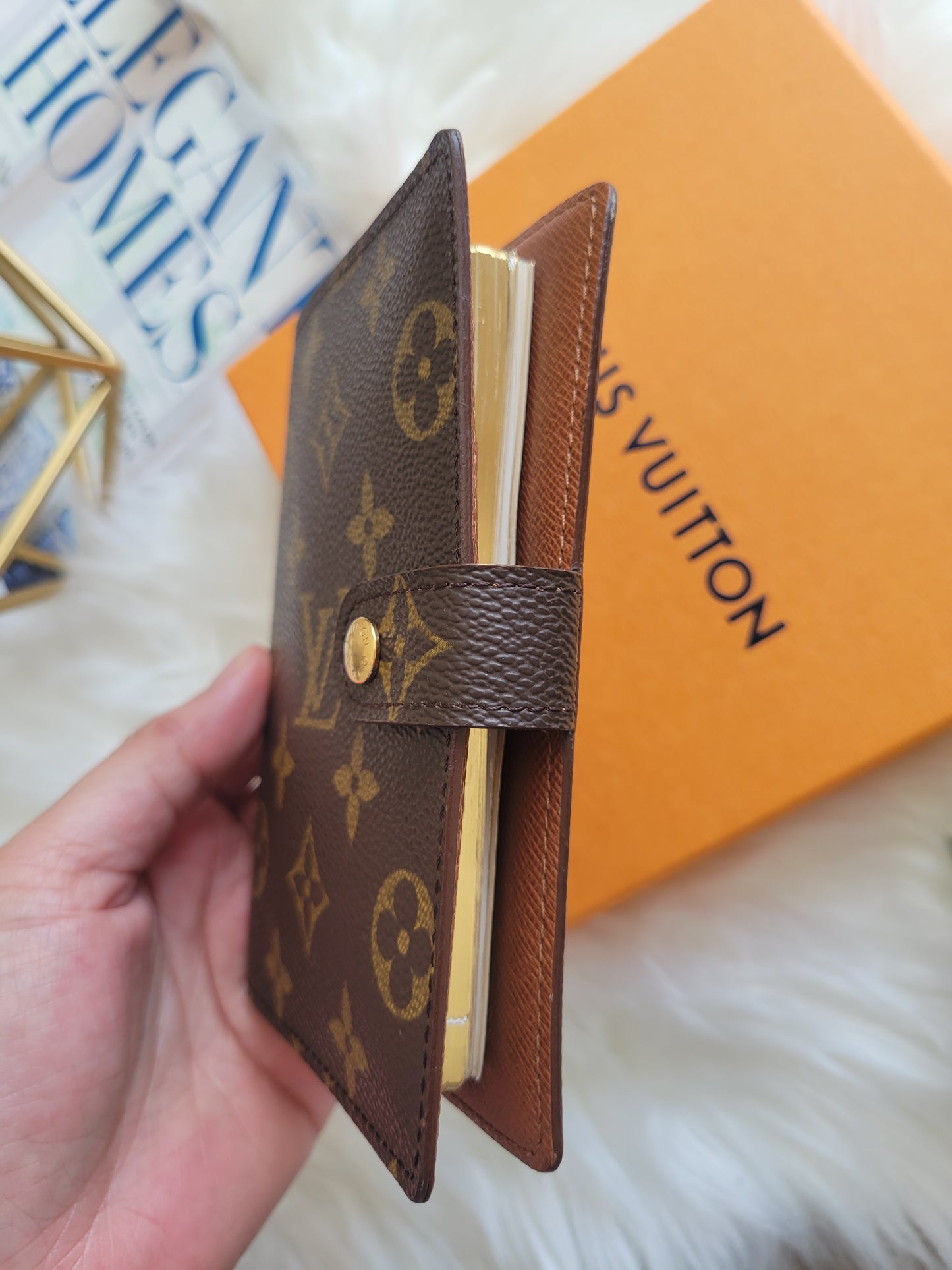 Like New Louis Vuitton Monogram Small Ring PM Agenda