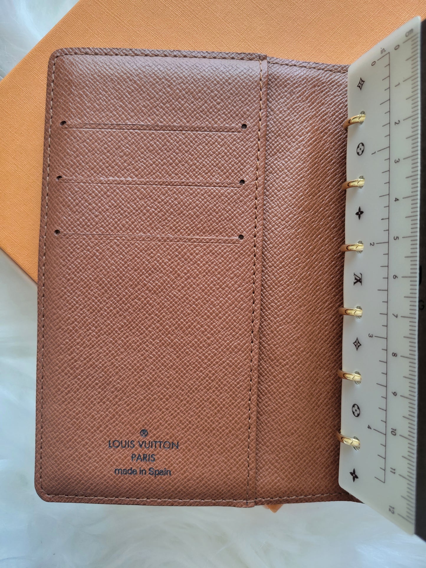 Like New Louis Vuitton Monogram Small Ring PM Agenda